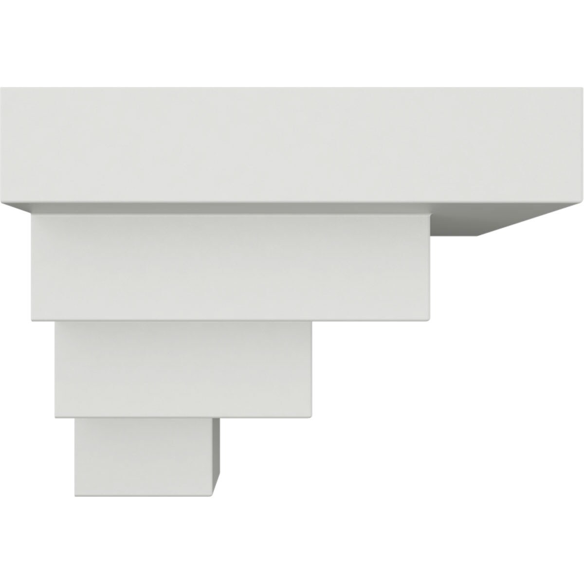 Ekena Millwork MOC04X04ER Moulding-Blocks - View #3