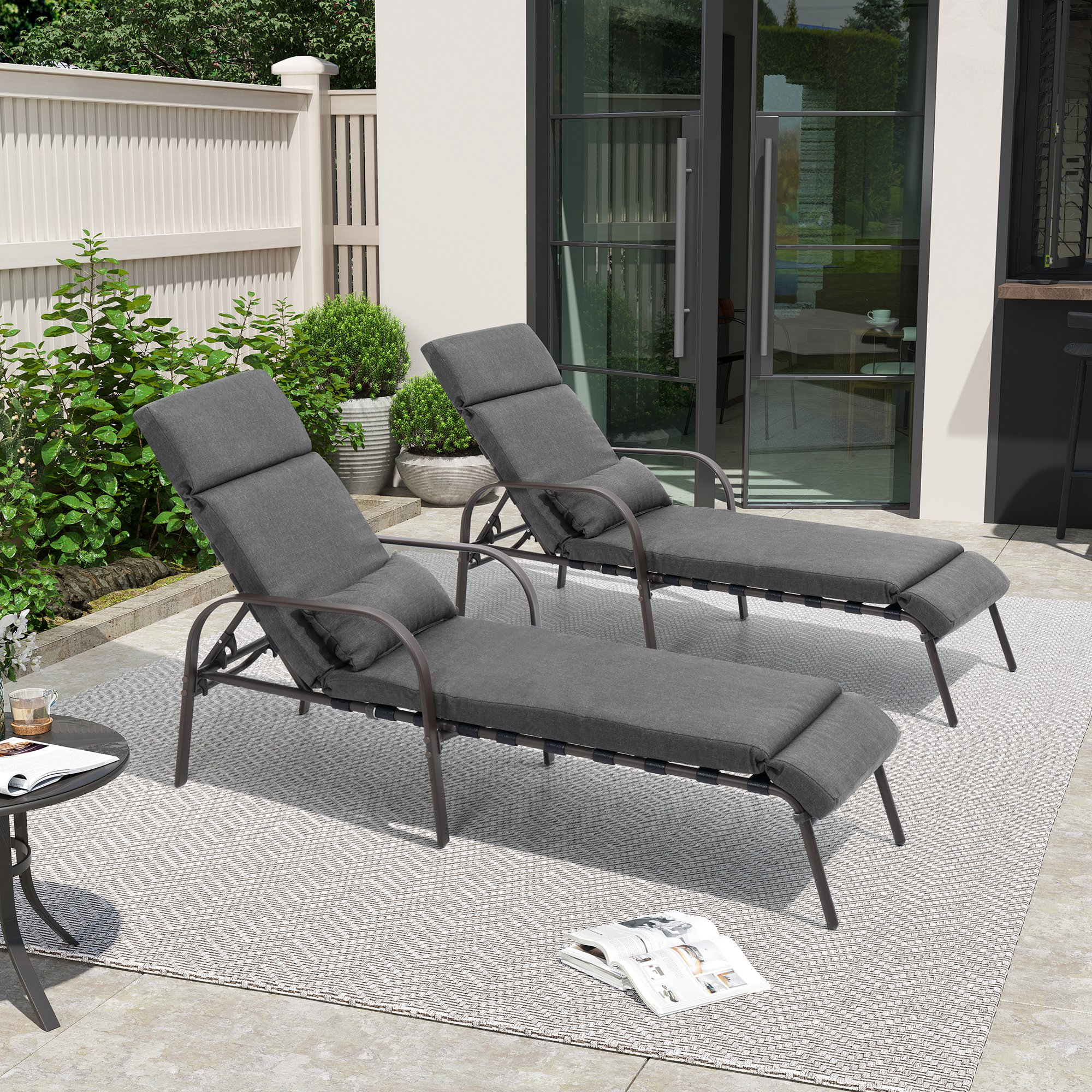 Crestlive Products CL-LG015DGY-2 Patio-Chairs - View #7