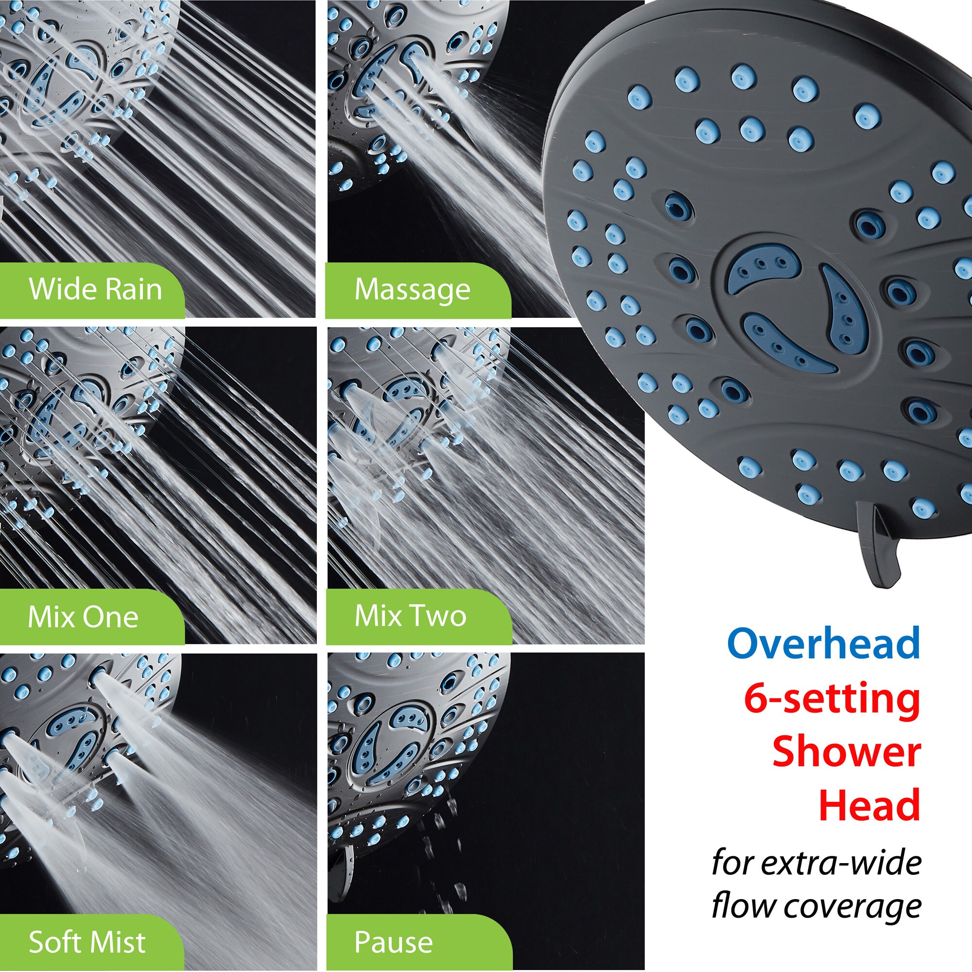 AquaCare 2662MBF Fixed-Showerhead - View #8
