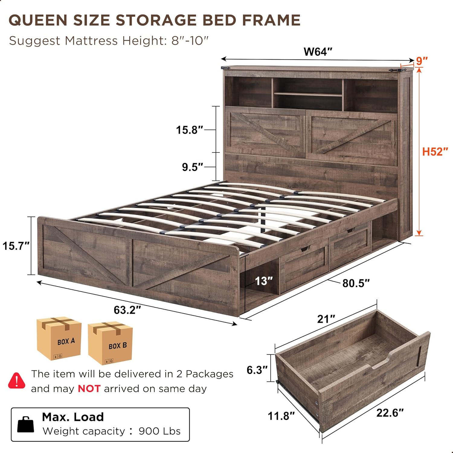 DecorUHome LM042-BD65LB-PRO beds - View #2