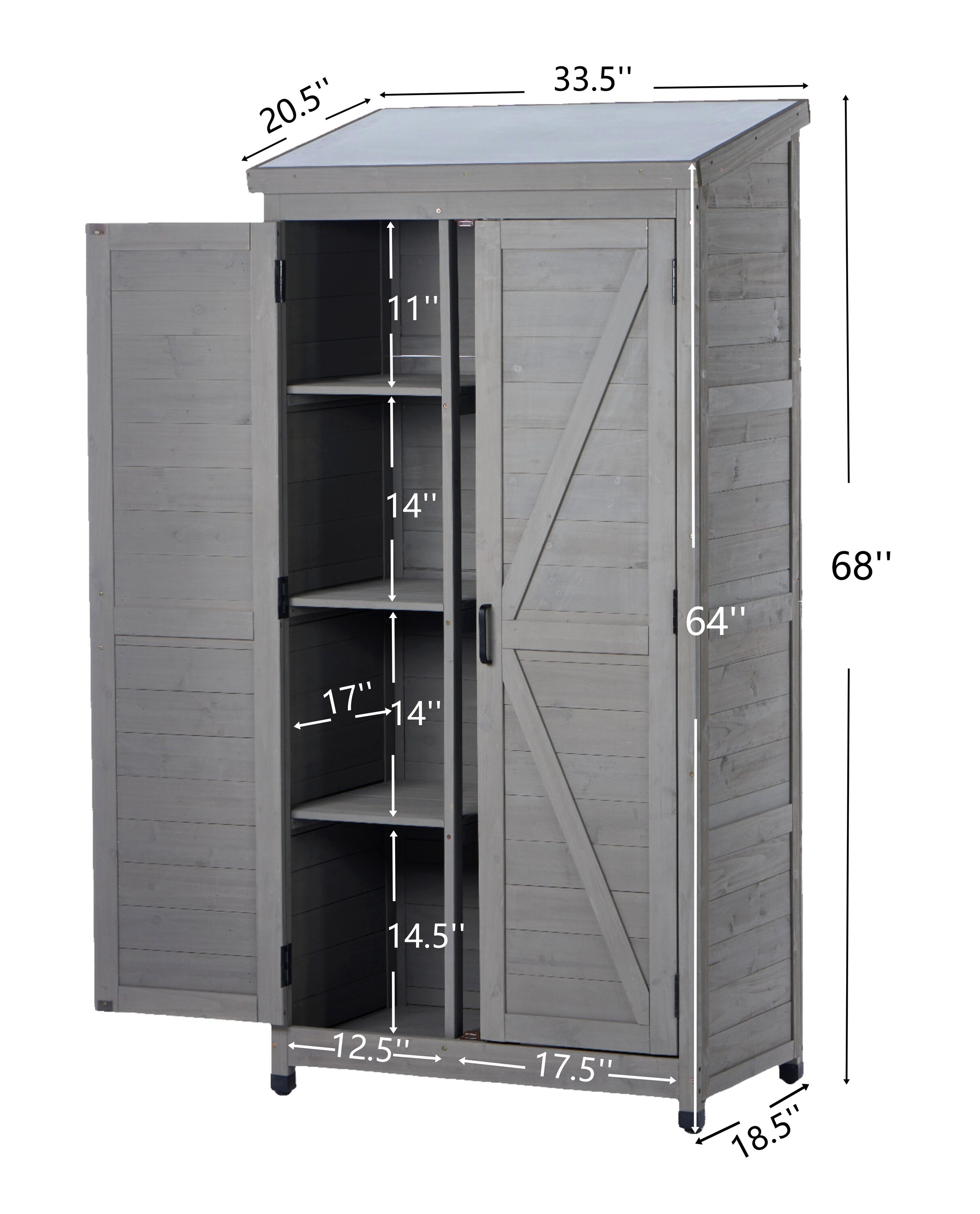 Clihome CL-TPSEA40 Wood-Storage-Buildings - View #6