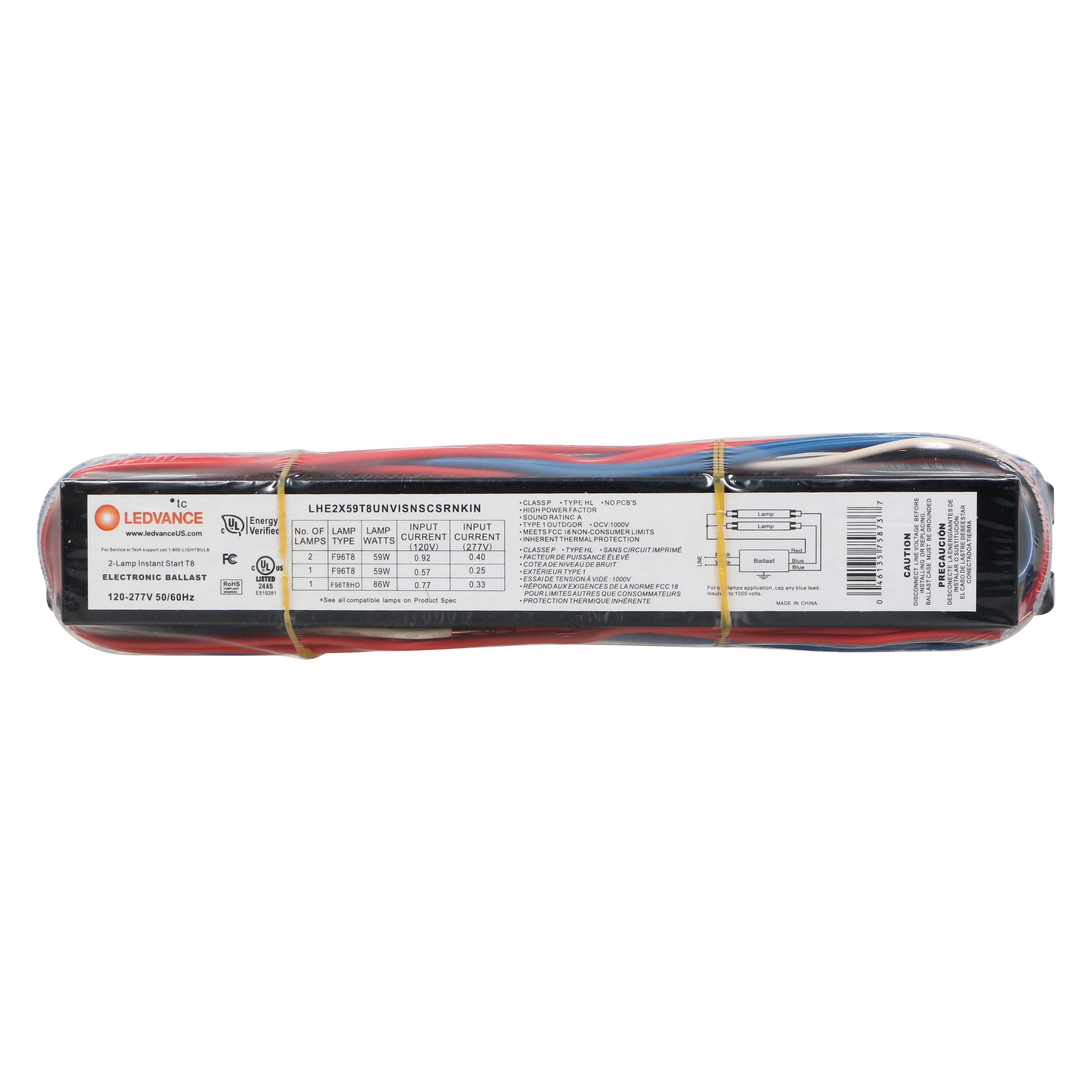 LEDVANCE Ballasts T8 2 -Bulb Commercial Fluorescent light ballast