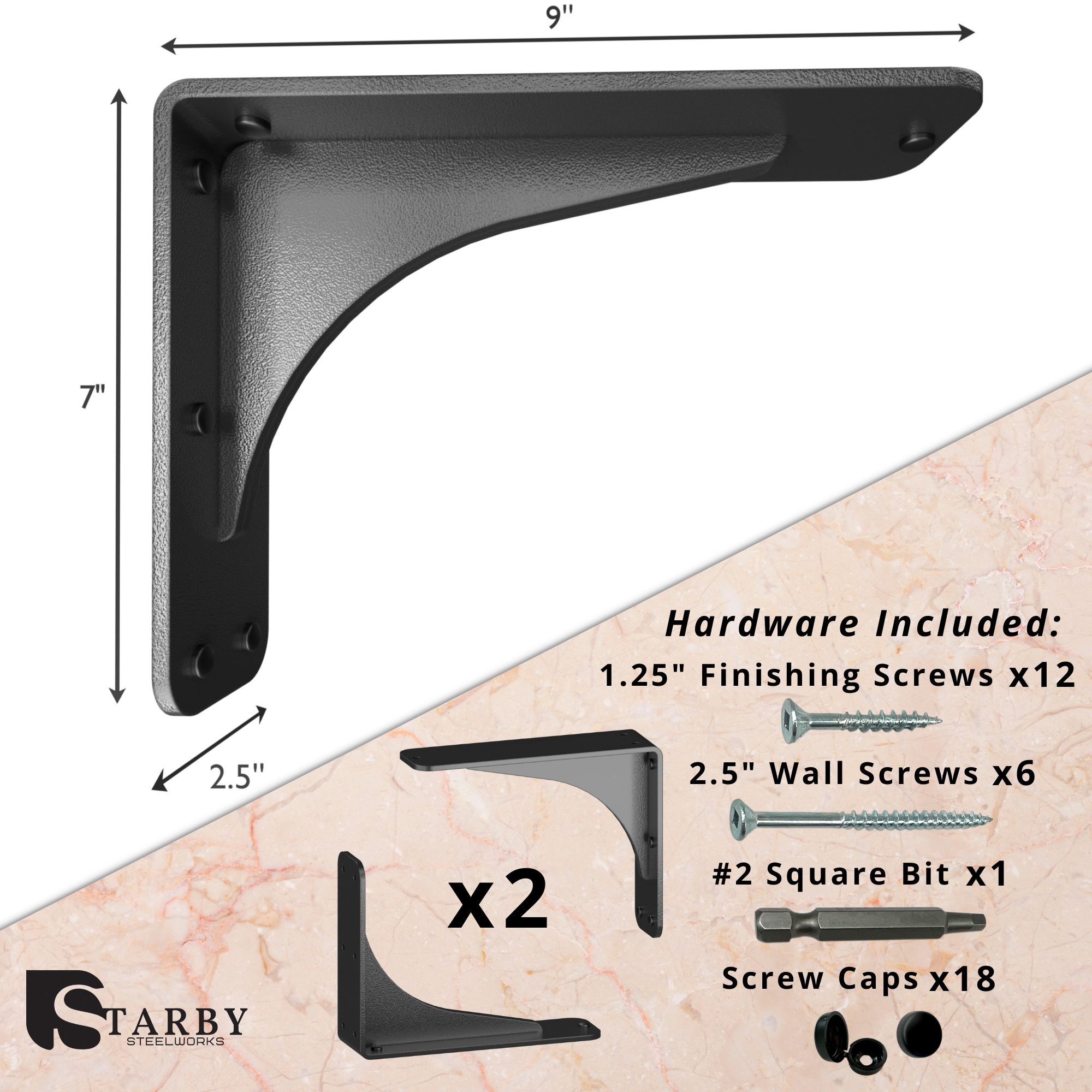 STARBY SB-GLADIATOR-9 Shelving-Hardware - View #3