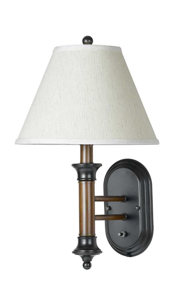 Axis 7-in W 1-Light Dark Bronze Transitional Wall Sconce in the Wall ...