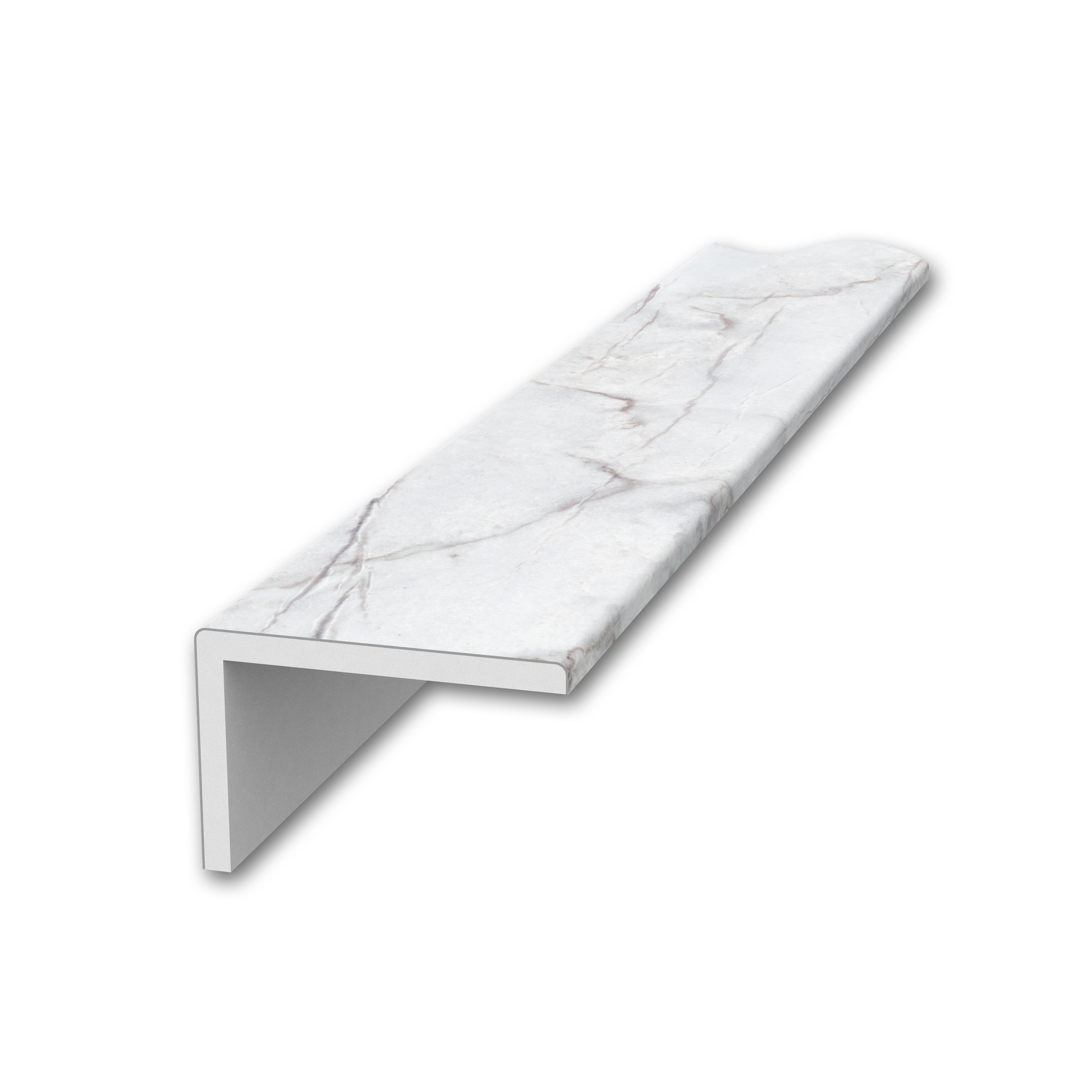 FlexStone FLXSG3296CP 3 in. x 96 in. Remodel Trim with 2 in. Lip in Calypso