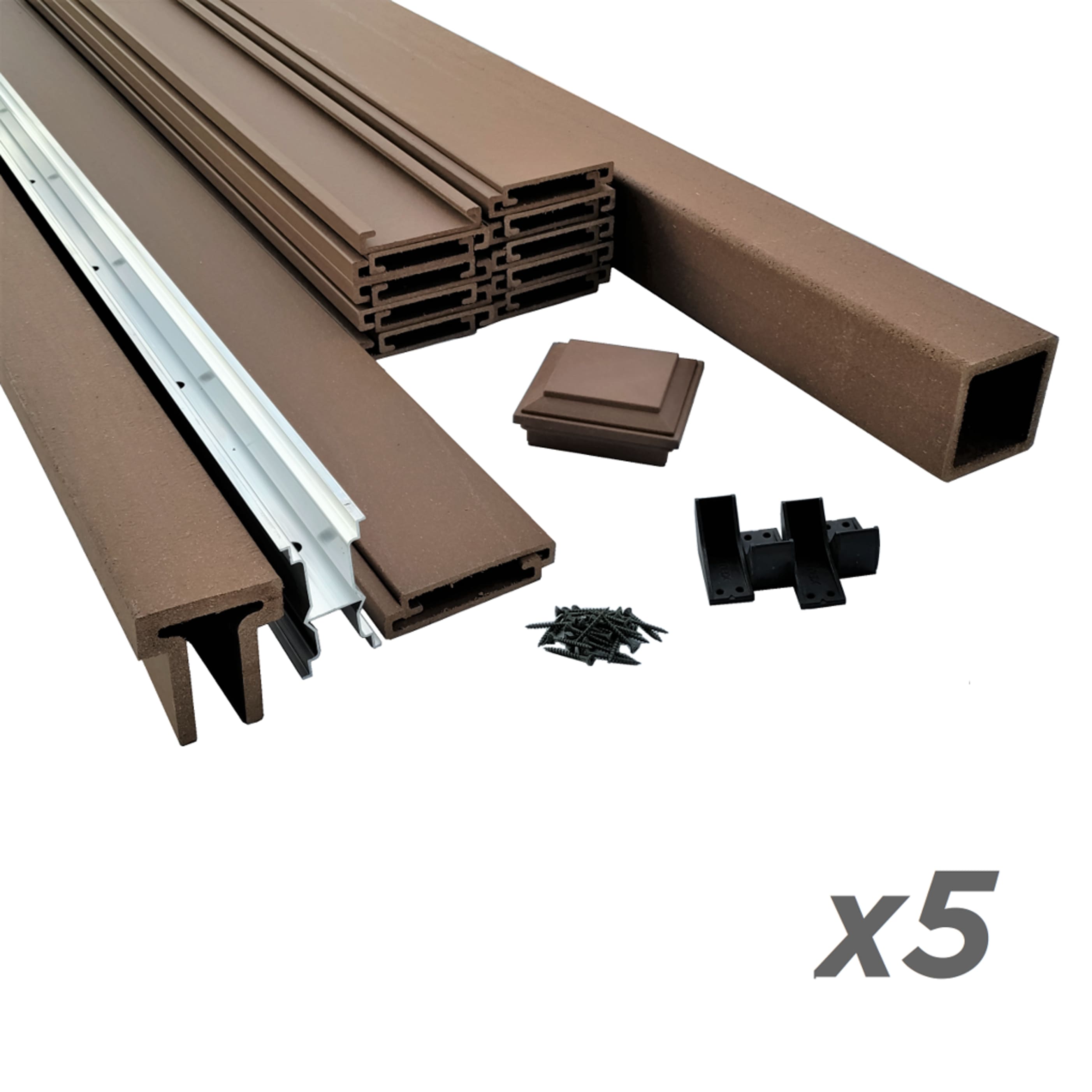 Trex Fencing TFS-SD-PPC6HX8W-5PK Composite-Fence-Panels - View #2