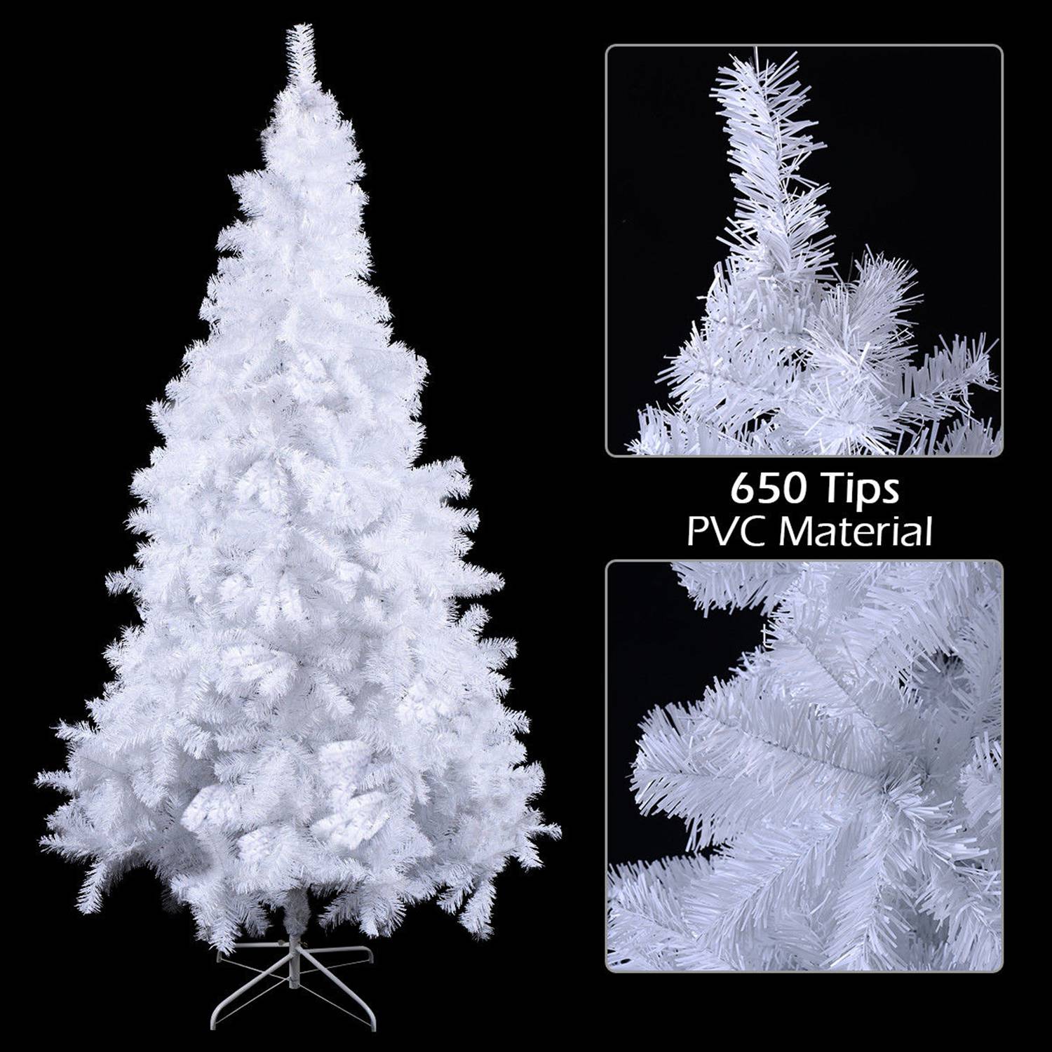 Costway CSHY000359 Artificial-Christmas-Trees - View #4