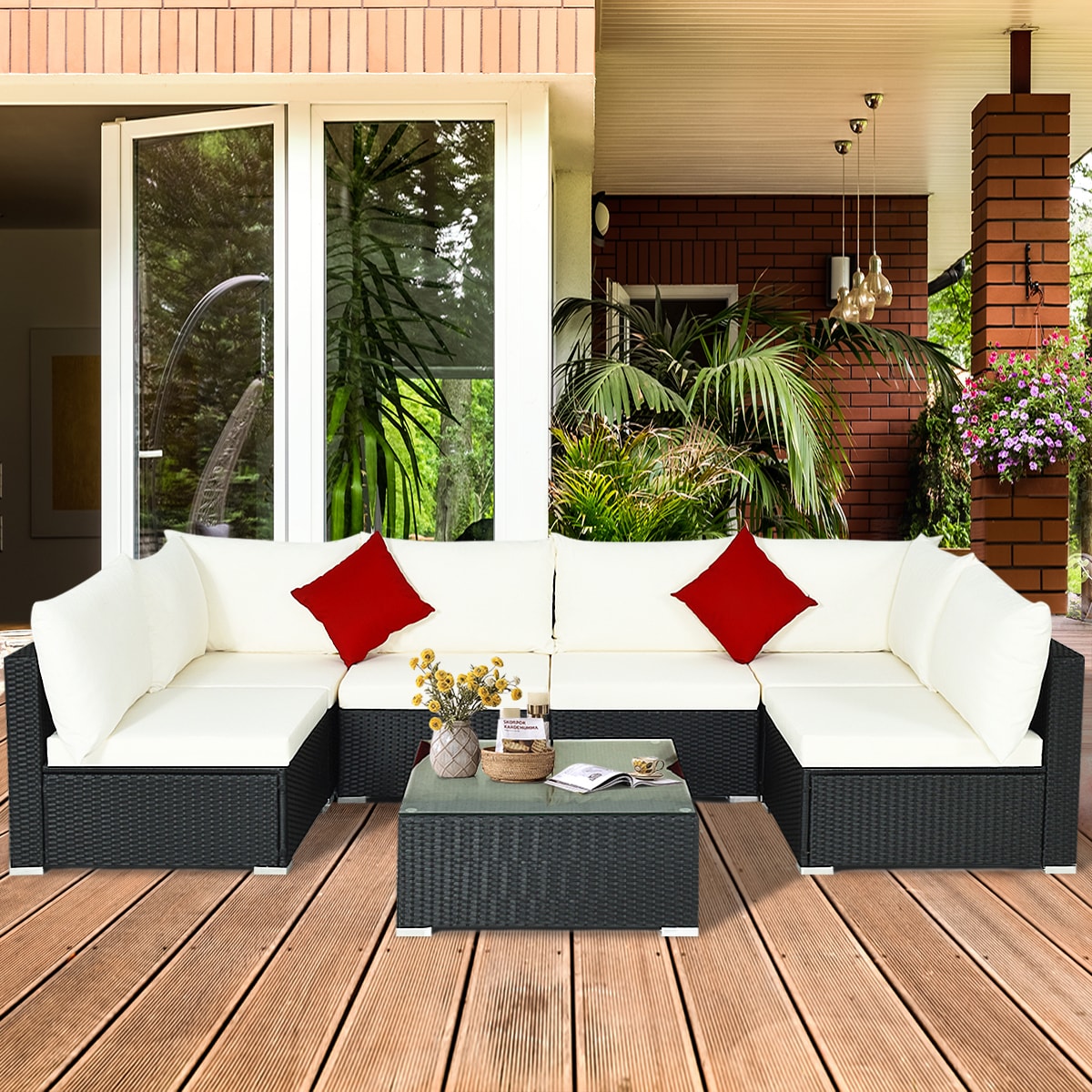 Costway HW70659WG+ Patio-Conversation-Sets - View #8