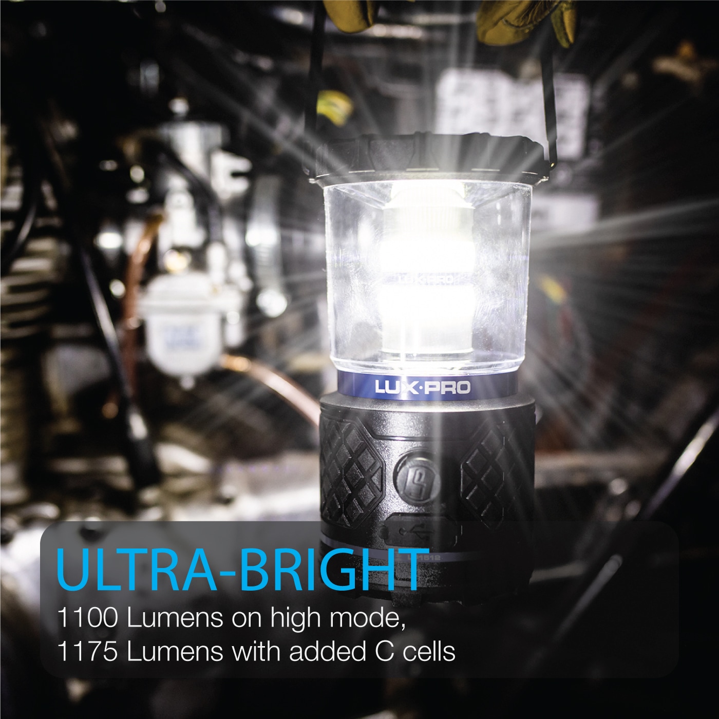 Luxpro LP1520 Rechargeable Multi-mode 600 Lumen Spotlight Lantern