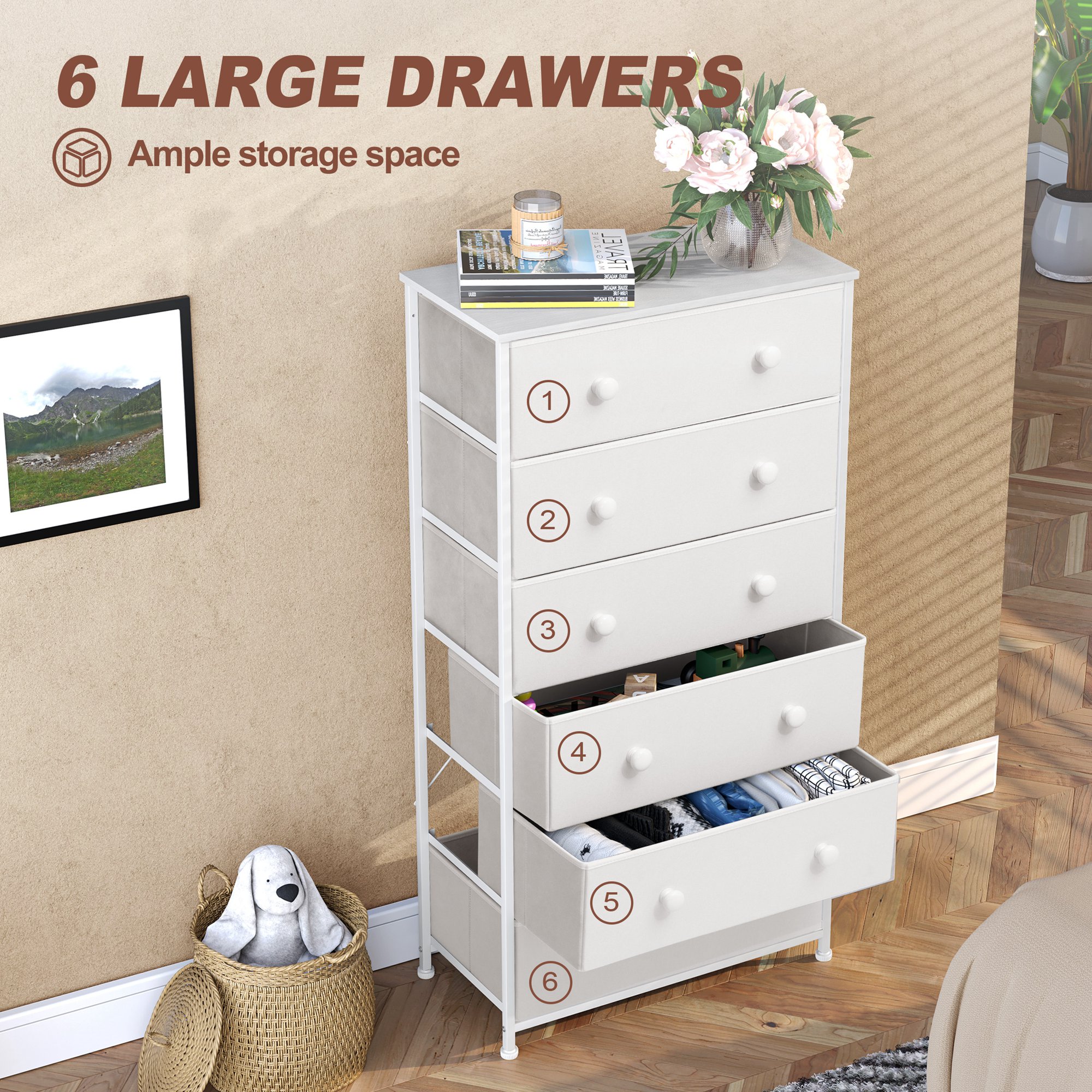 CloudFly CL-HD027WHT dressers - View #7