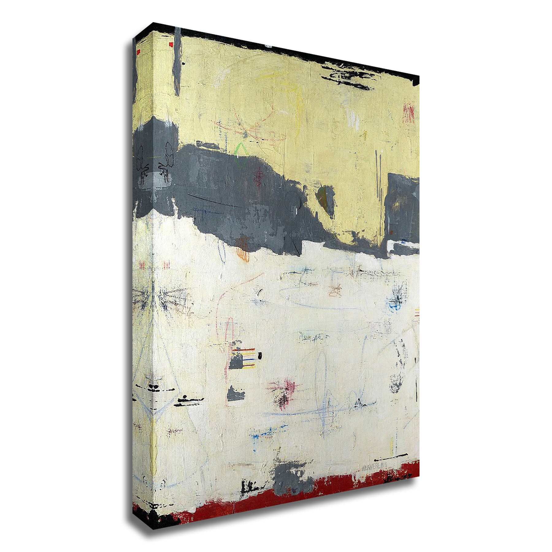 Tangletown Fine Art 8W852DC-1419 Shift Julie Weaverling 19-in H x 14-in W Abstract Print on Canvas