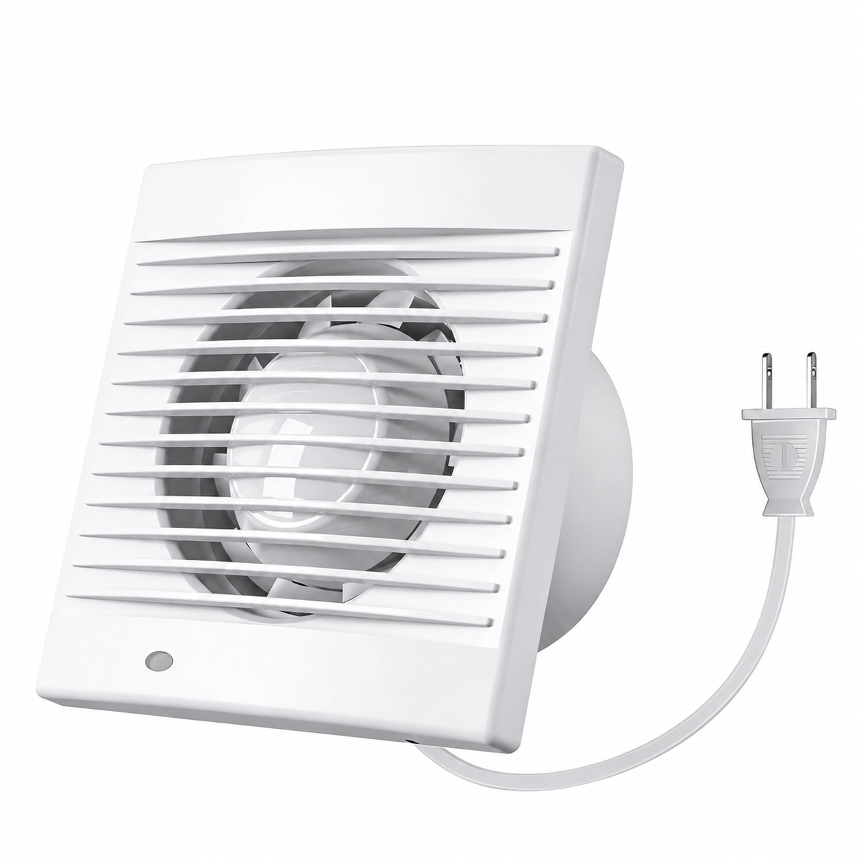 AOIZGMY  4 Inch Bathroom Exhaust Fan Wall or Window Mounted Ventilation Fan 34dB Quiet Operation IPX2 Water Resistant 12W 77CFM Plug Included