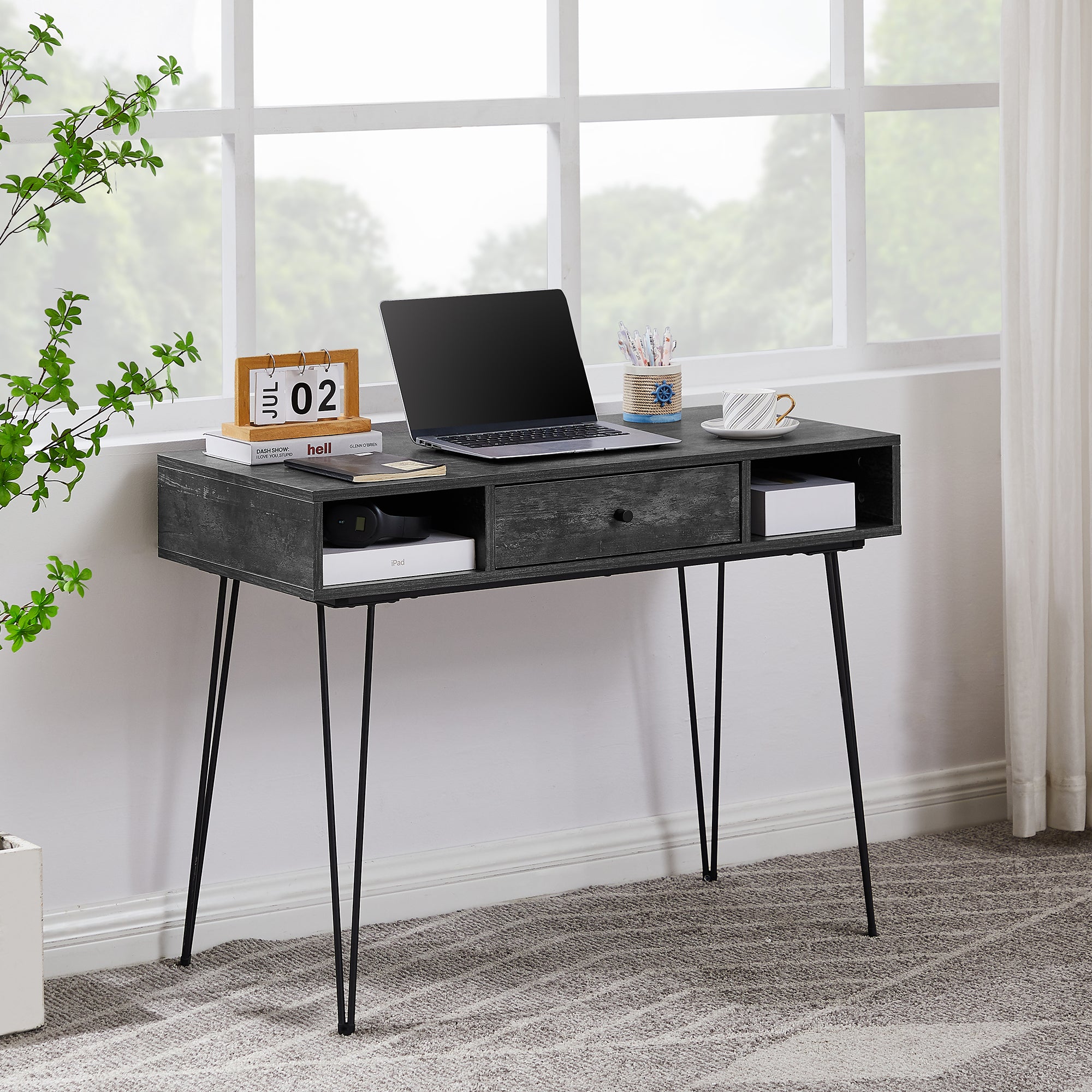 Vecelo LOE-JYX-CD02-CGY desks - View #2