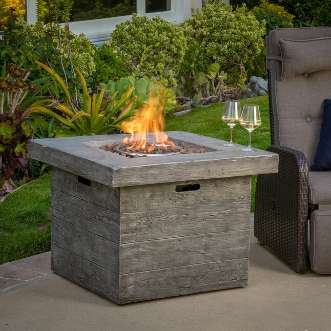 Outdoor Gas Fireplaces, Best Propane Fire Pit For Composite Deck