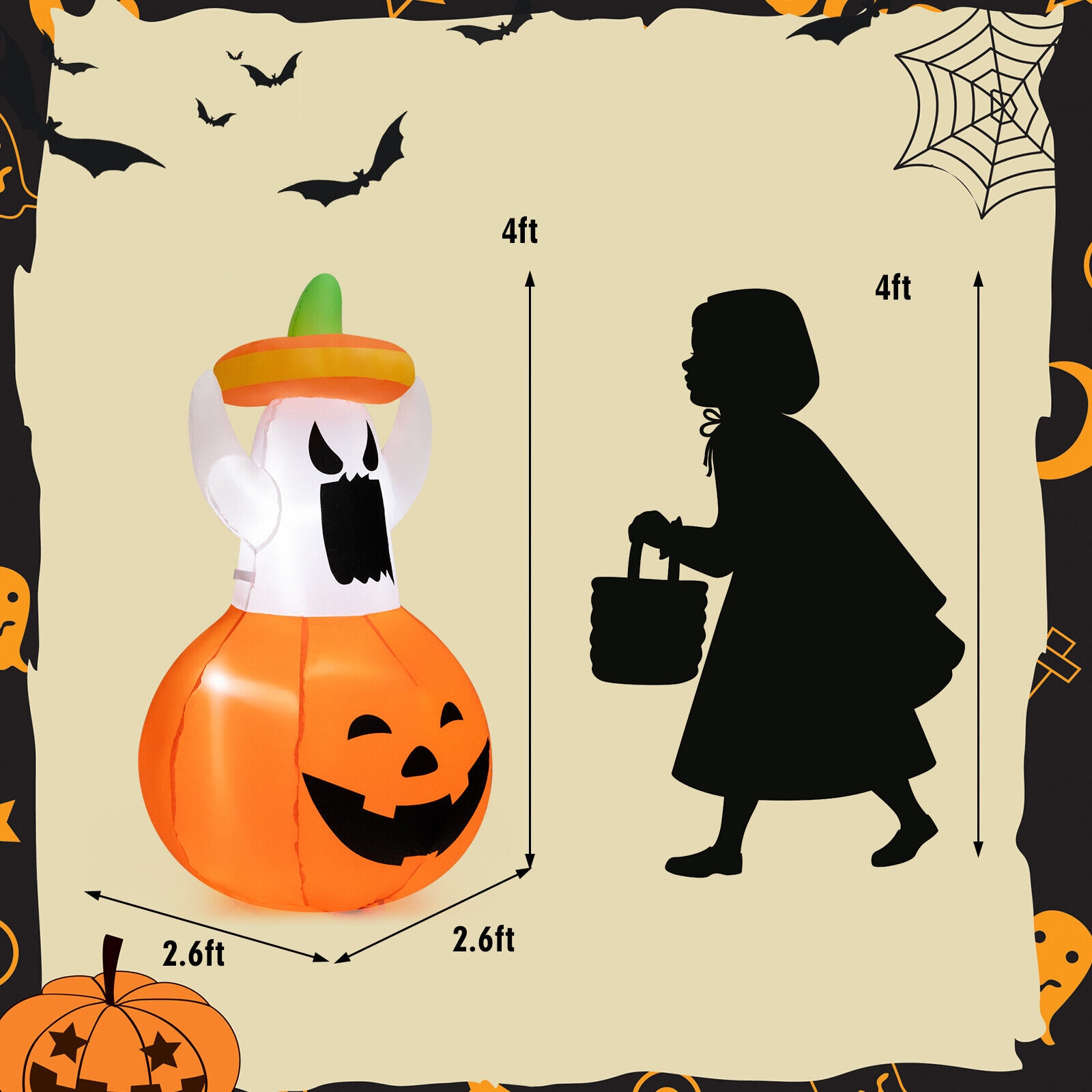 WELLFOR HYG24012US Outdoor-Halloween-Decor - View #8