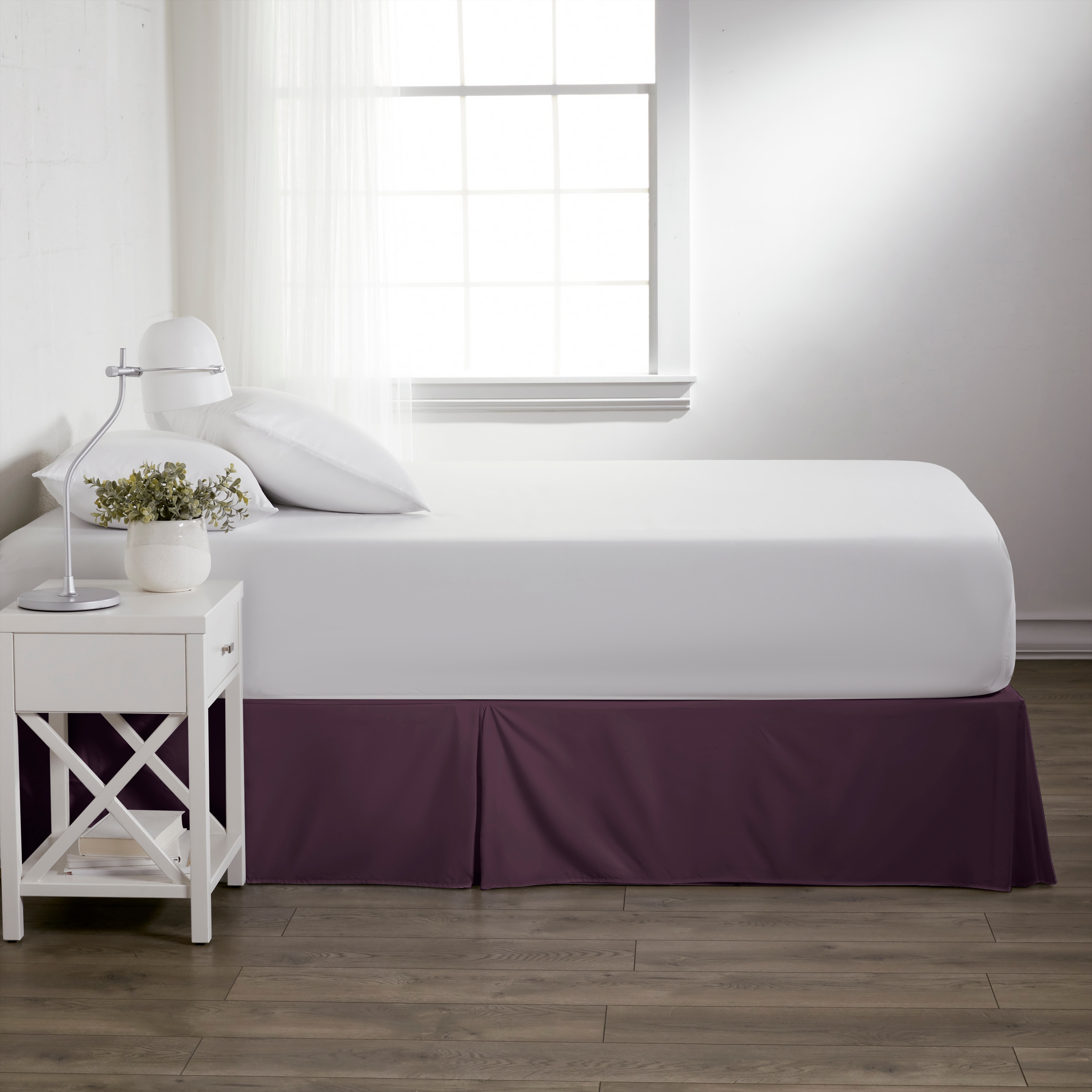 Ienjoy Home IEH-BDSK-KING-PU Bed-Skirts - View #2