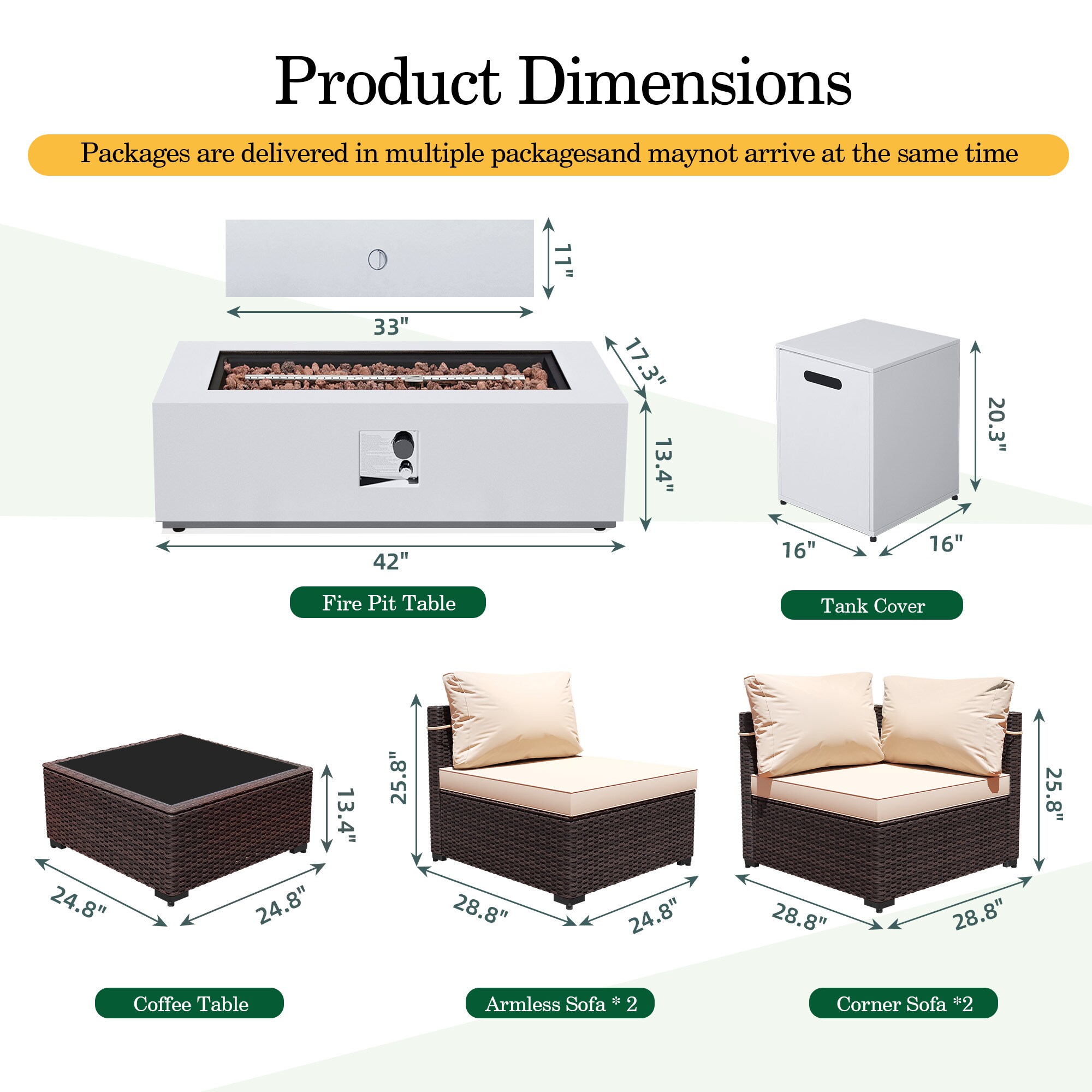 Patio Watcher LS-RT5-KD42CWH-B1 Patio-Conversation-Sets - View #2
