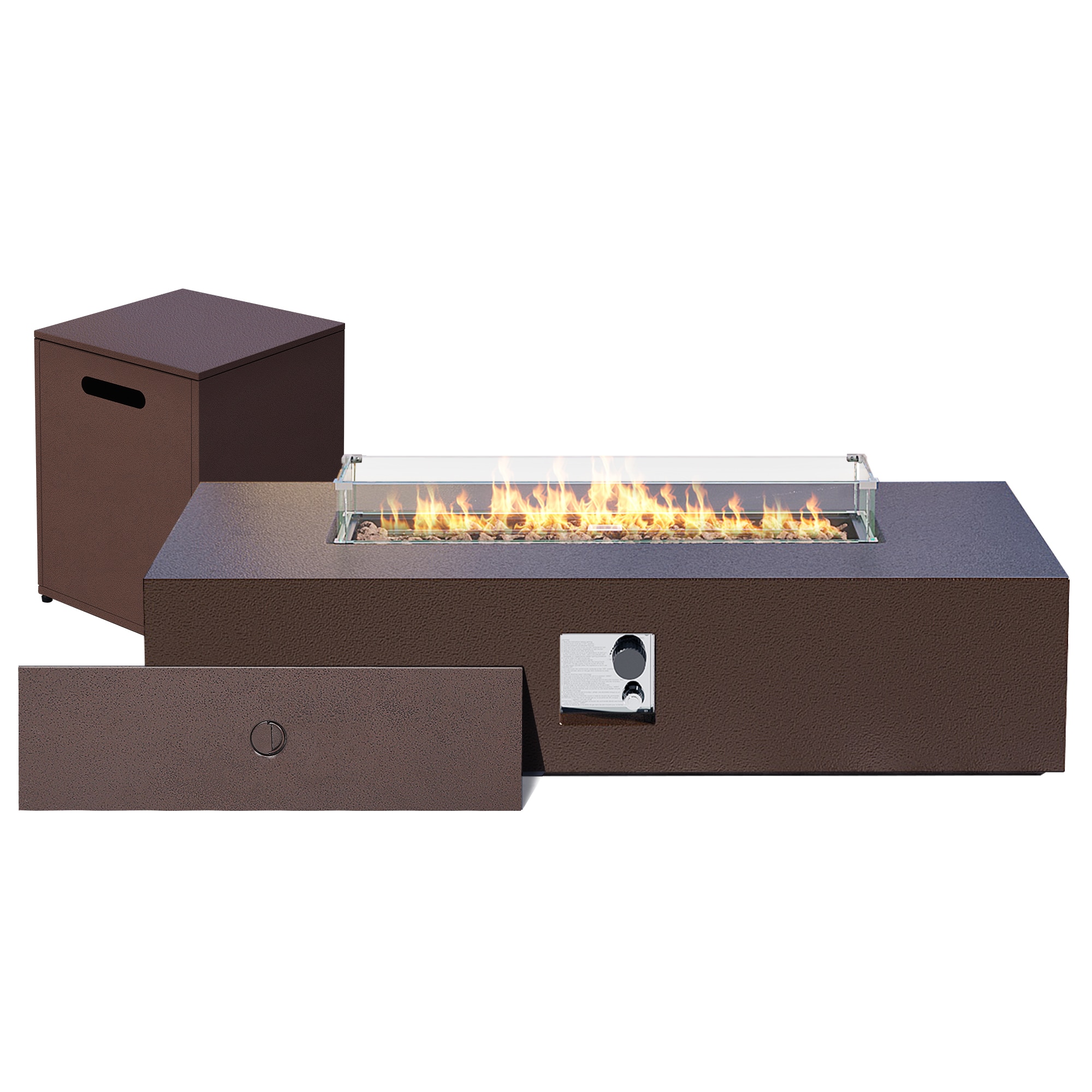 Patio Watcher 56TP-BROWN-BLZWST Outdoor-Gas-Firepits - View #2