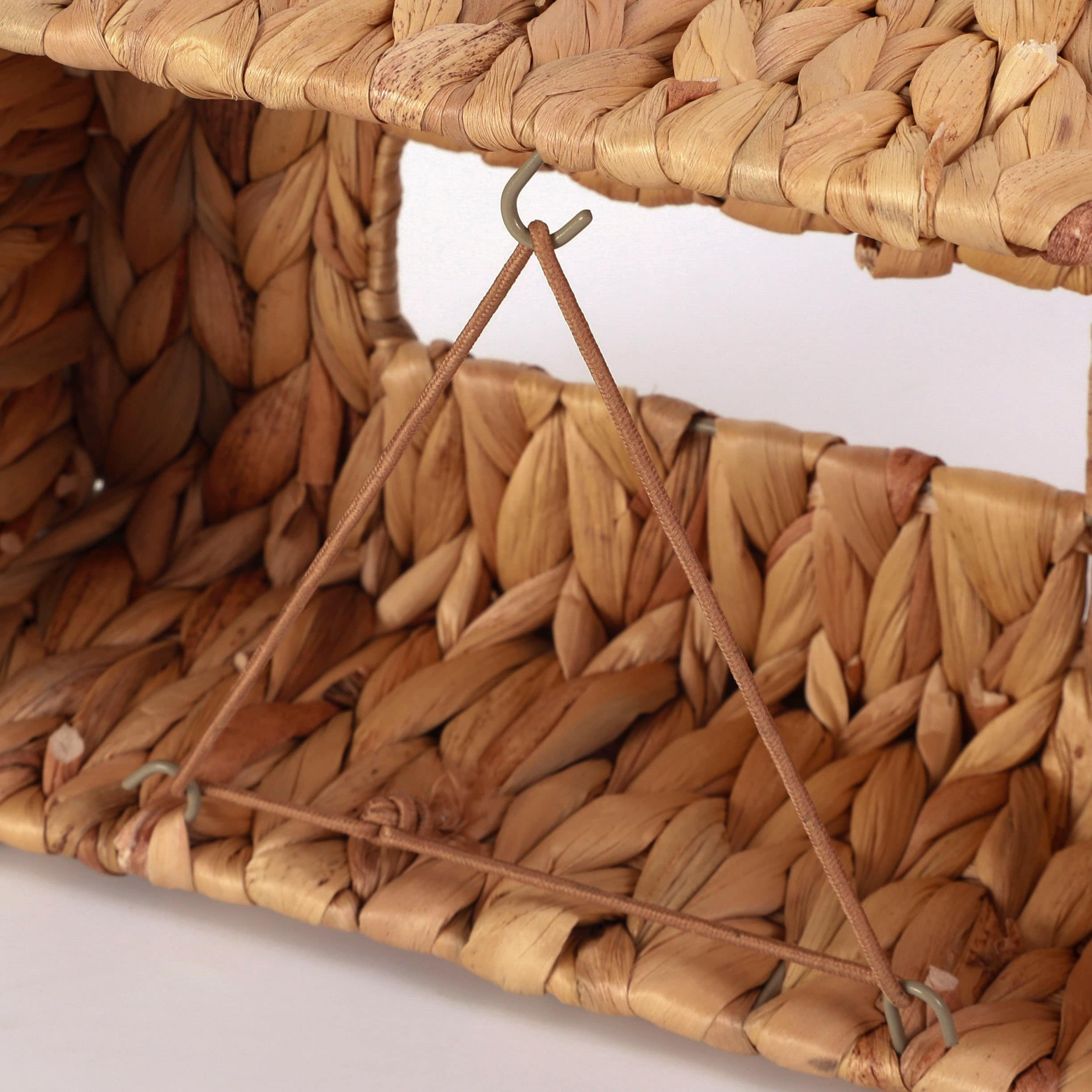 Natural Water Hyacinth Wicker Rectangular Tissue Box Cover
