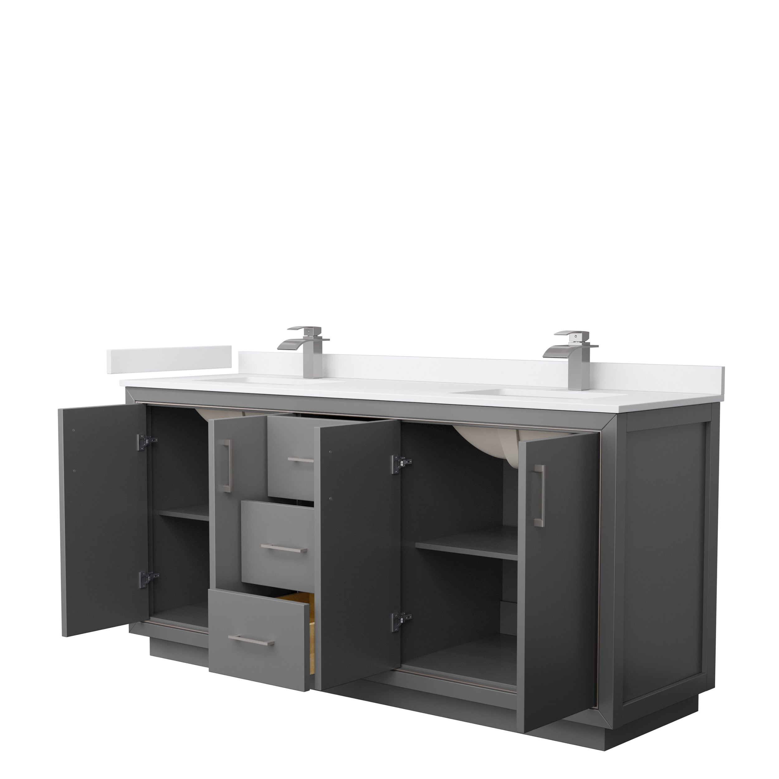 Wyndham Collection WCF111172DKGWCUNSMXX Bath-Vanity-Combo - View #2