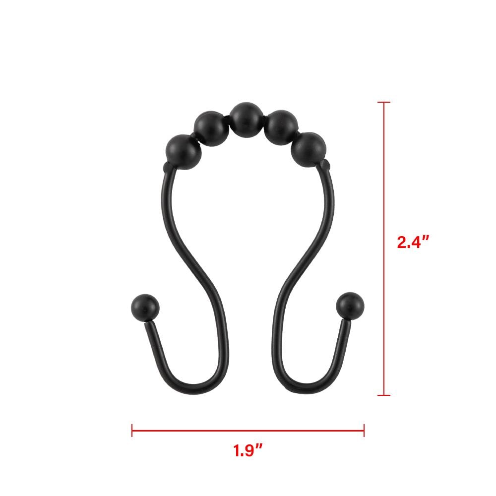 Utopia Alley HK16BK Shower-Rings-Hooks - View #10