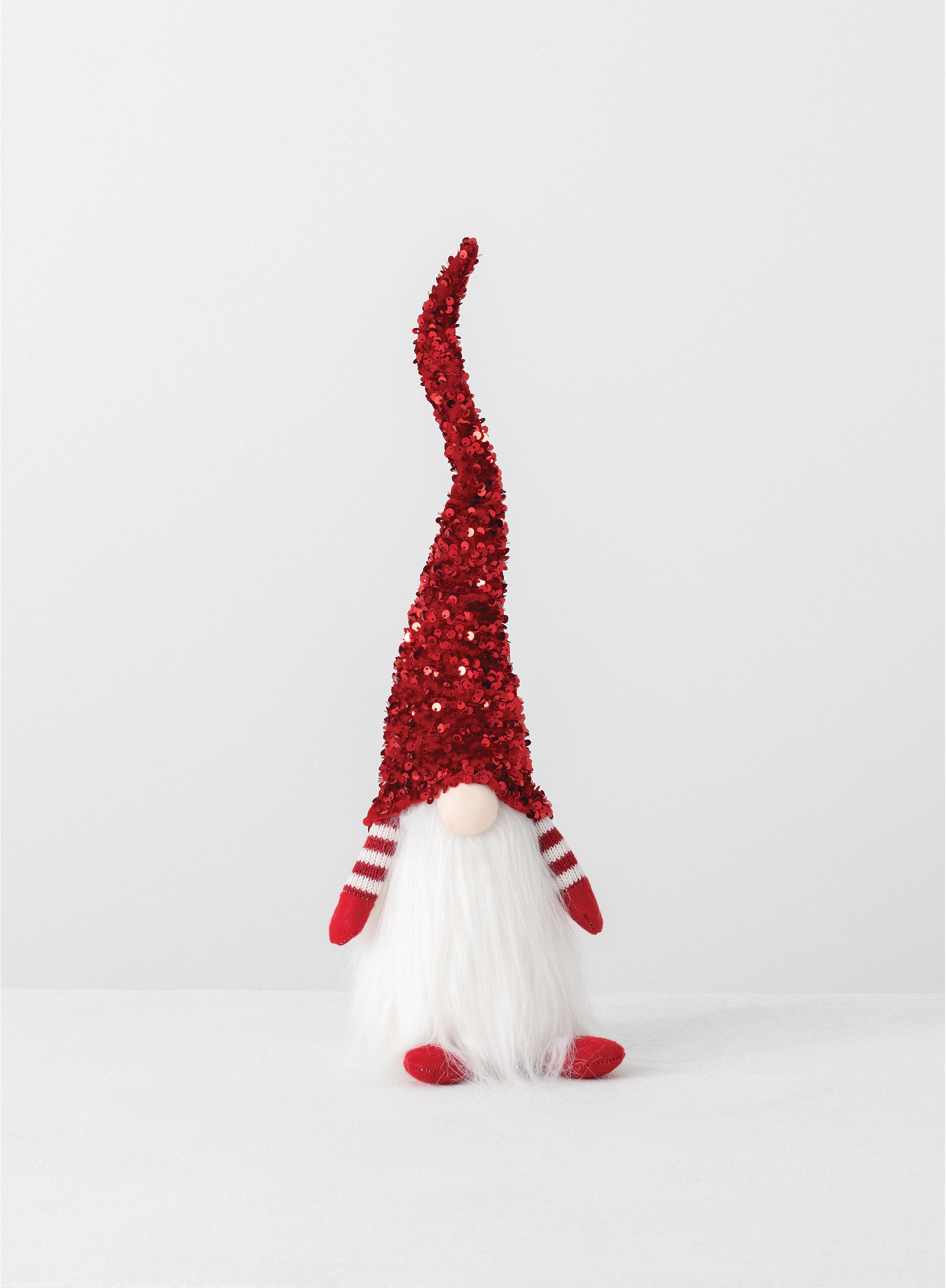 Sullivans PN3368 18.5-Inches Peppermint Twist Tabletop Decoration Gnome Christmas Decor