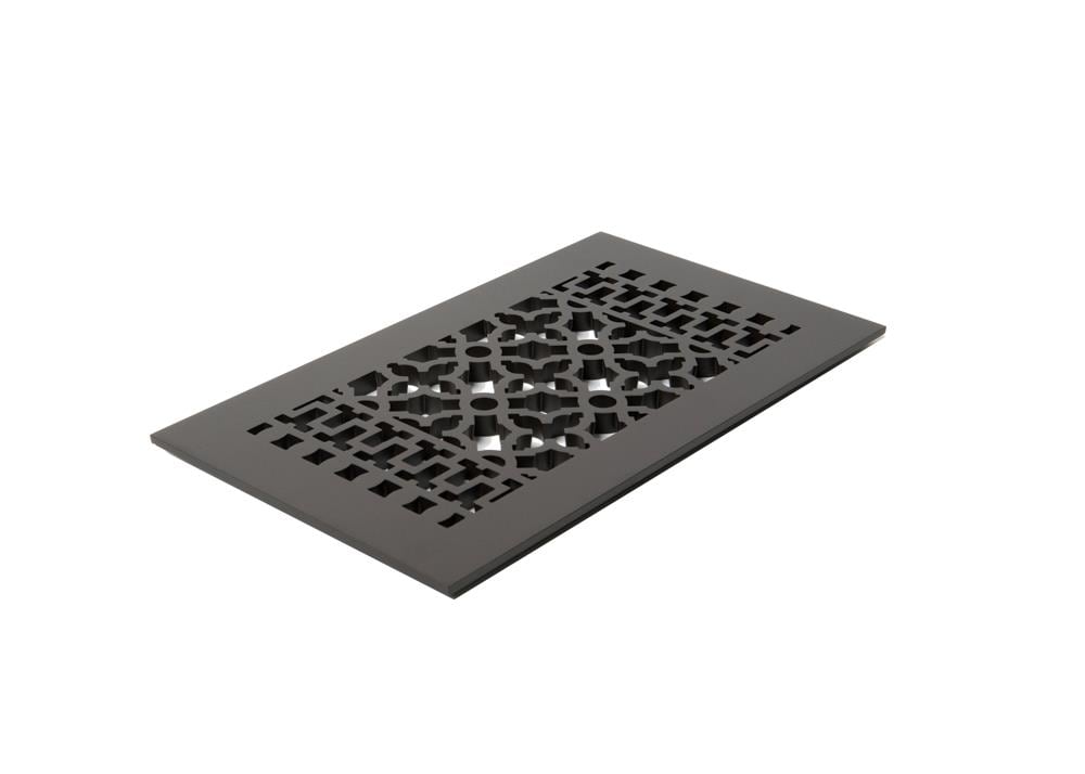 Reggio Register 816-ARBNH 6-in x 14-in Aluminum Oil Rubbed Bronze Floor Register