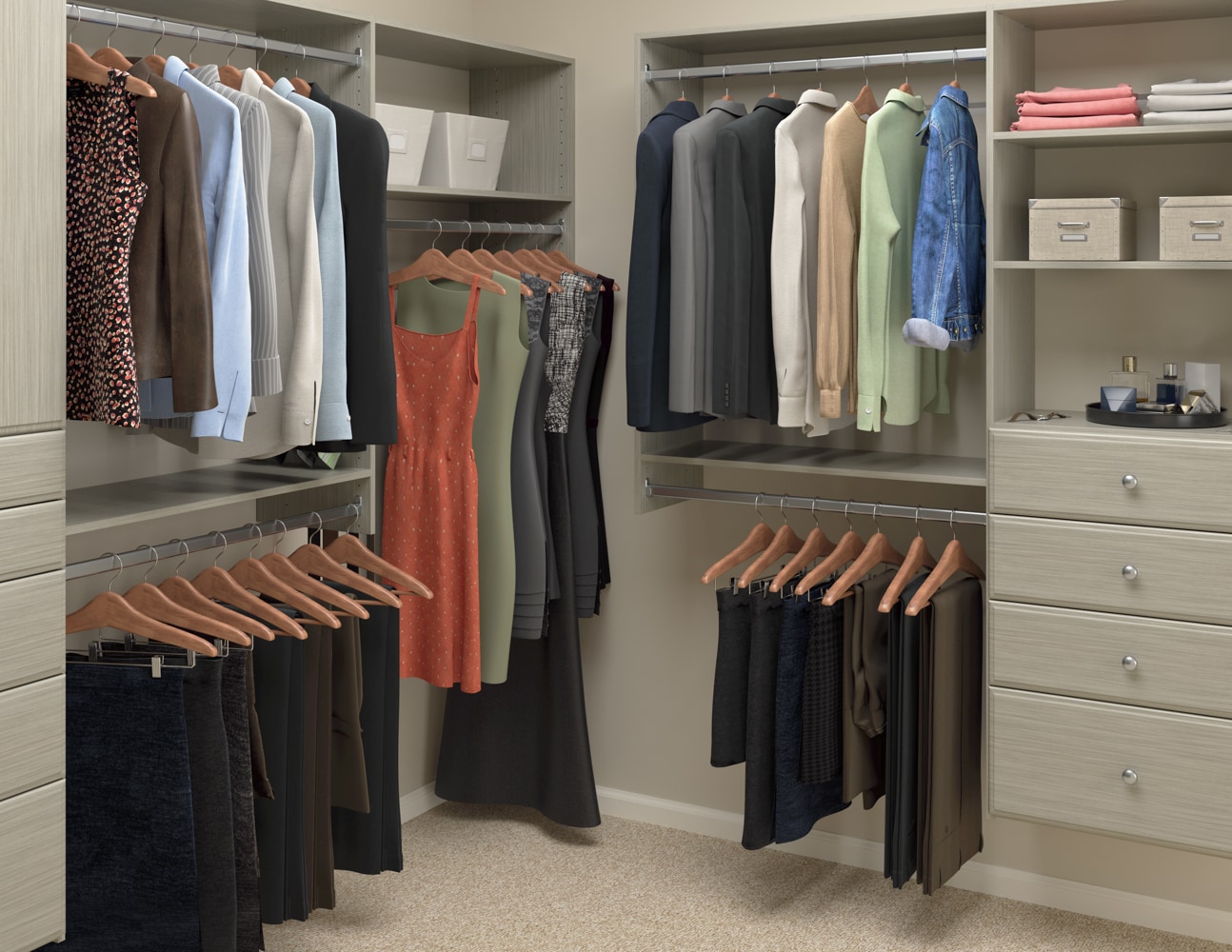 Easy Track RD08-CG Wood-Closet-Accessories - View #3