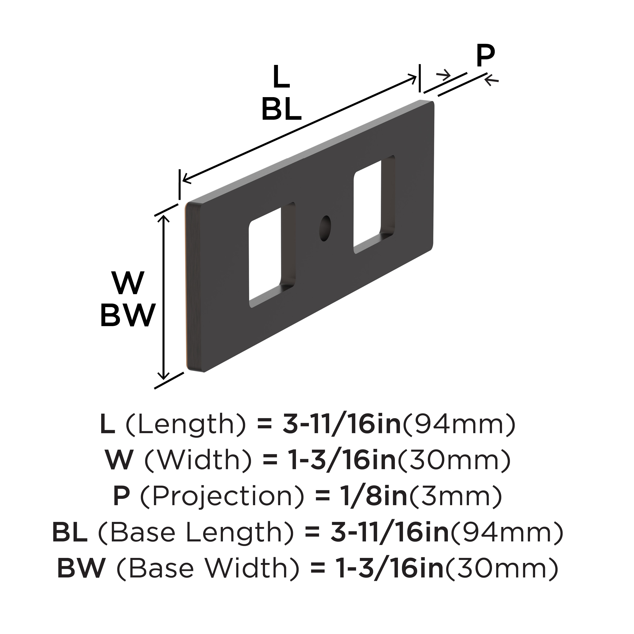 Amerock BP37780ORB Drawer-Hardware - View #4