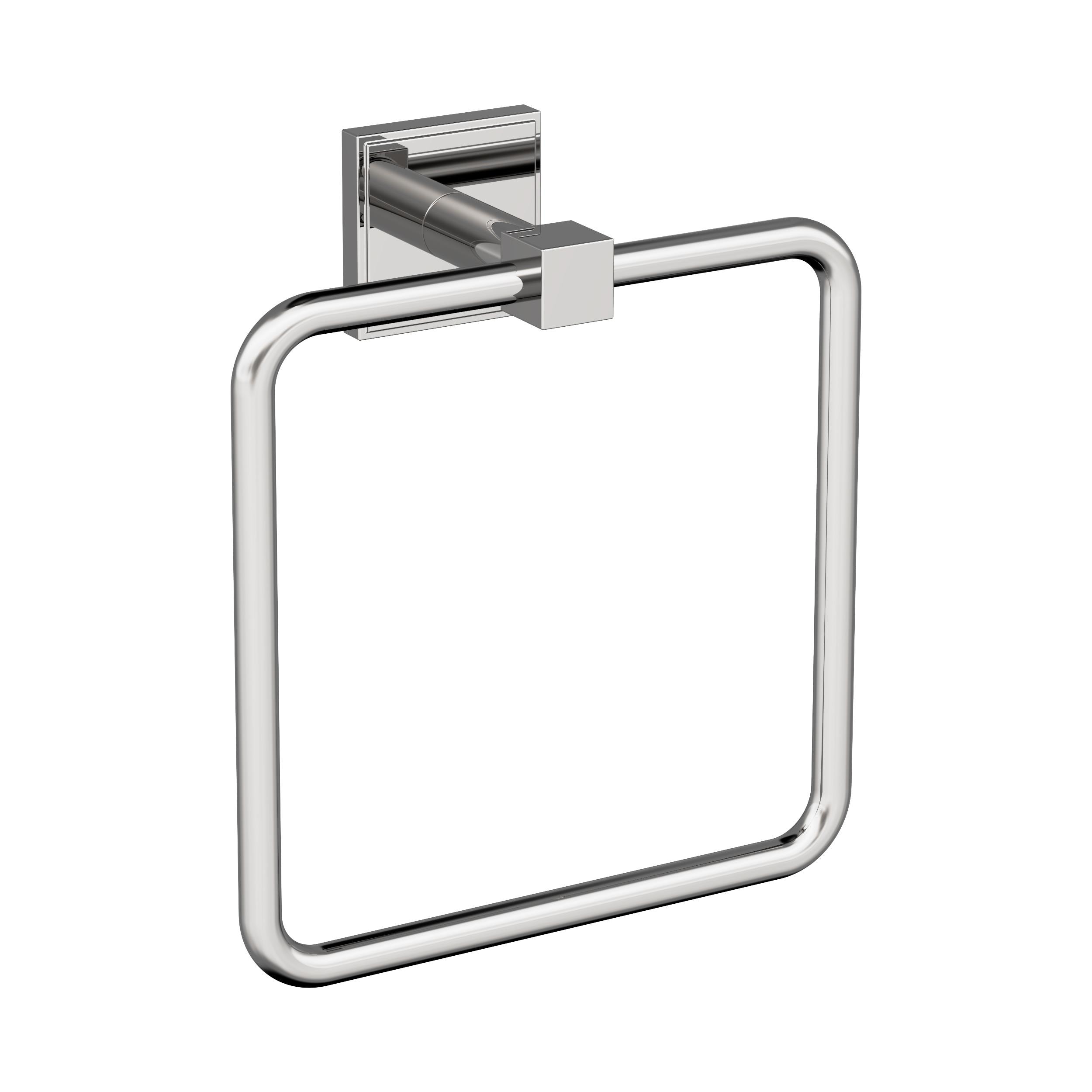 Amerock BH3607226 Appoint Chrome Wall mount Single Towel Ring