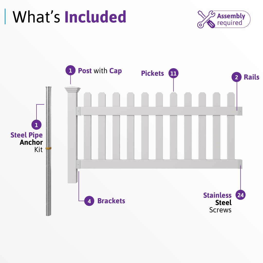WamBam Fence ZP19002 Vinyl-Fence-Panels - View #5