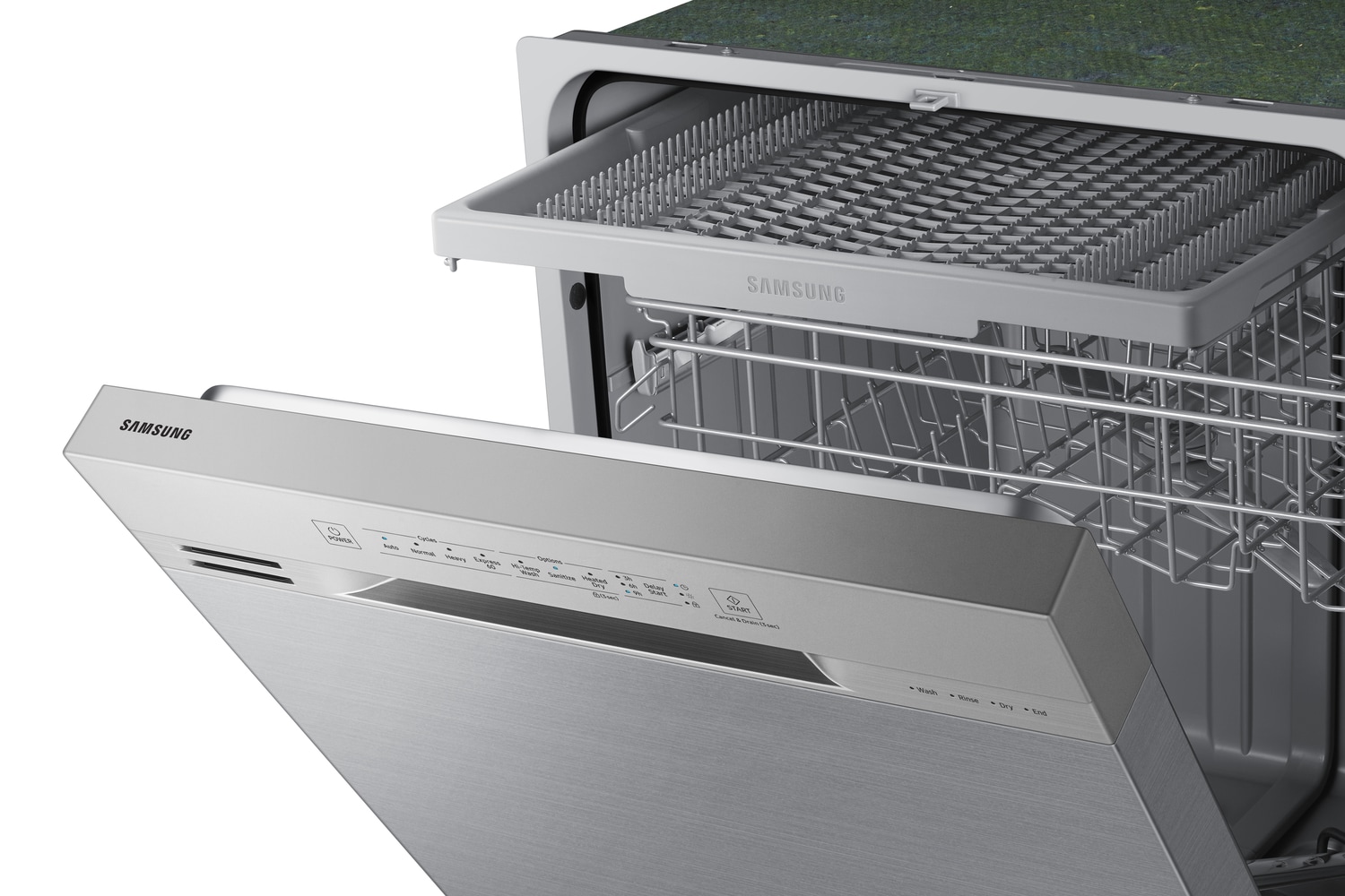 Samsung 24 Front Control Built-In Dishwasher White DW80N3030UW - Best Buy