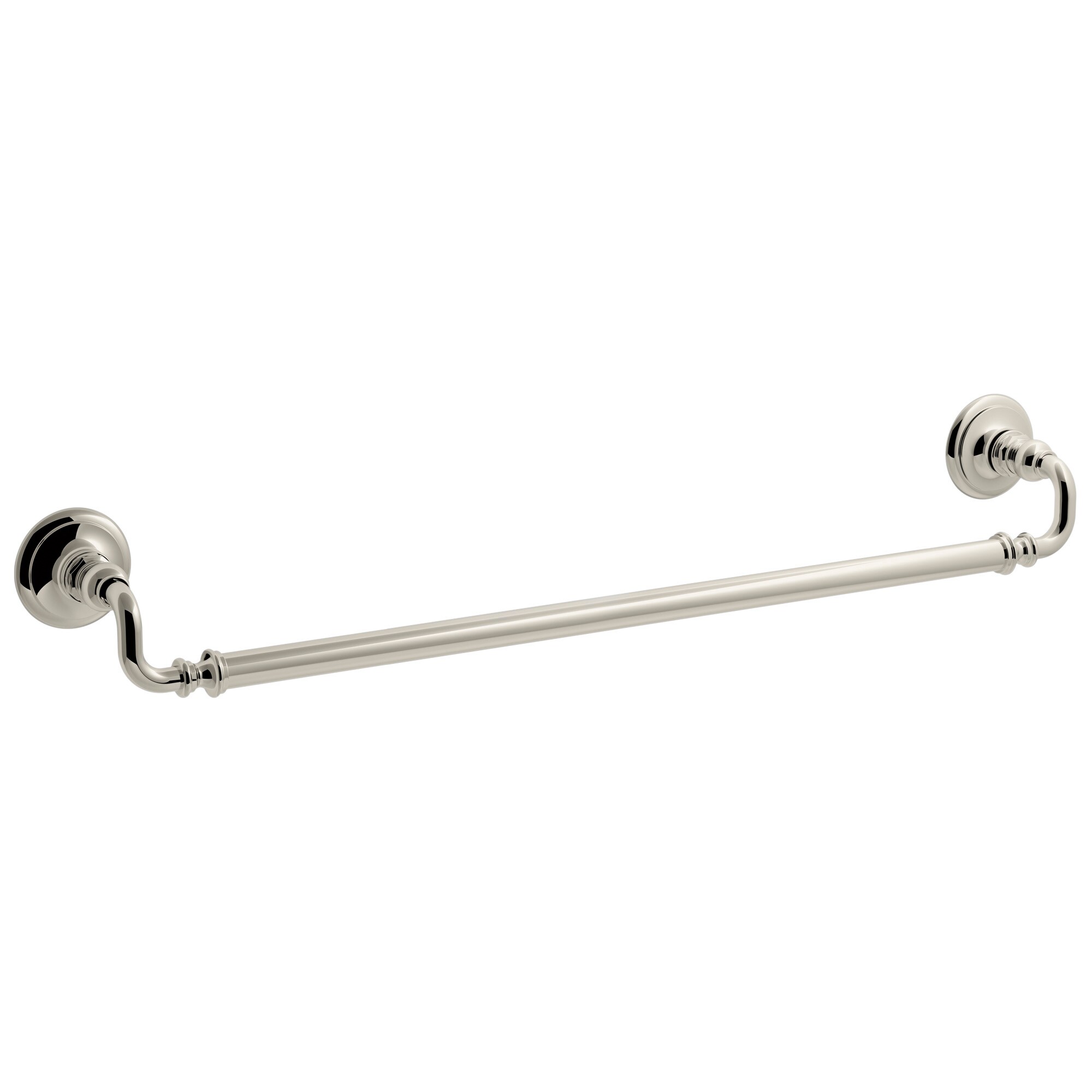 KOHLER 72568-SN Artifacts 27-in Vibrant Polished Nickel Wall mount Single Towel Bar