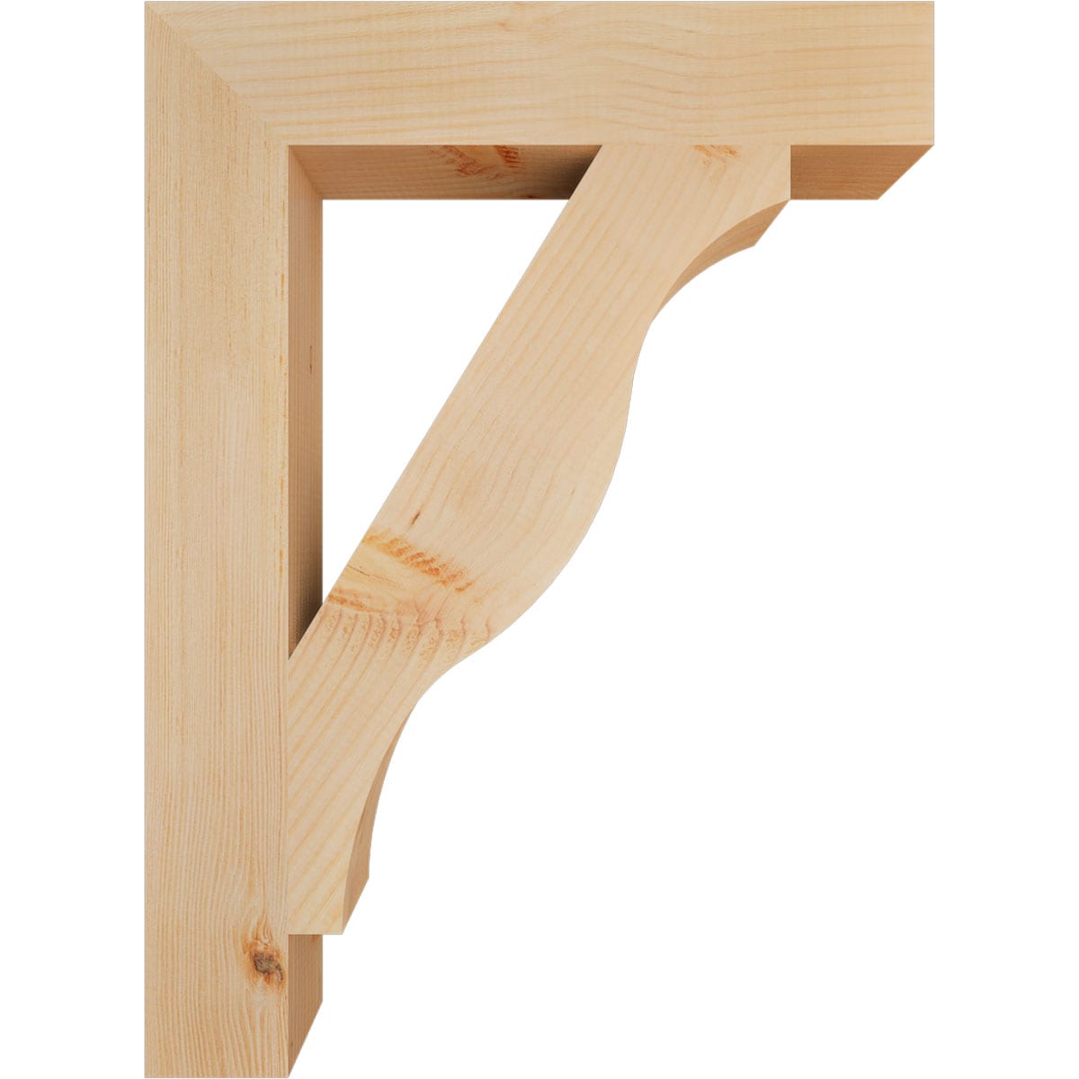 Ekena Millwork BKT04X22X30FST05SDF Exterior-Brackets-Braces - View #3