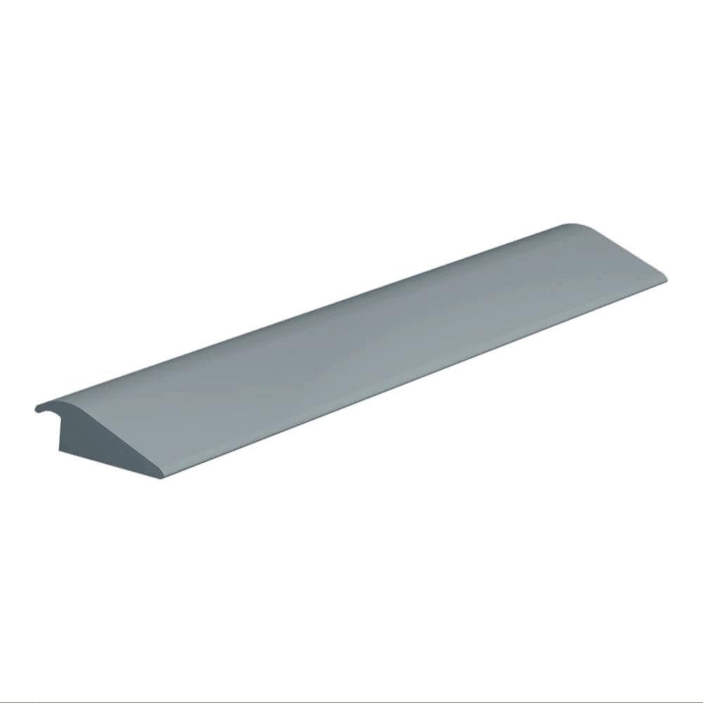 Flexco F158V1P014 Overlap Reducer Medium Gray 0.83-in T x 1.625-in W x 144-in L Vinyl Floor Reducer