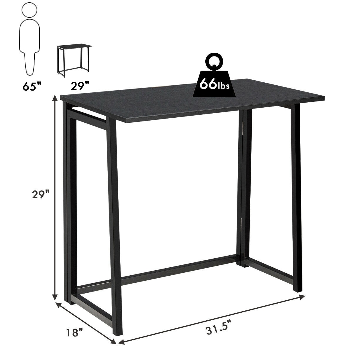 CASAINC WF-HYSN-65653BK desks - View #7
