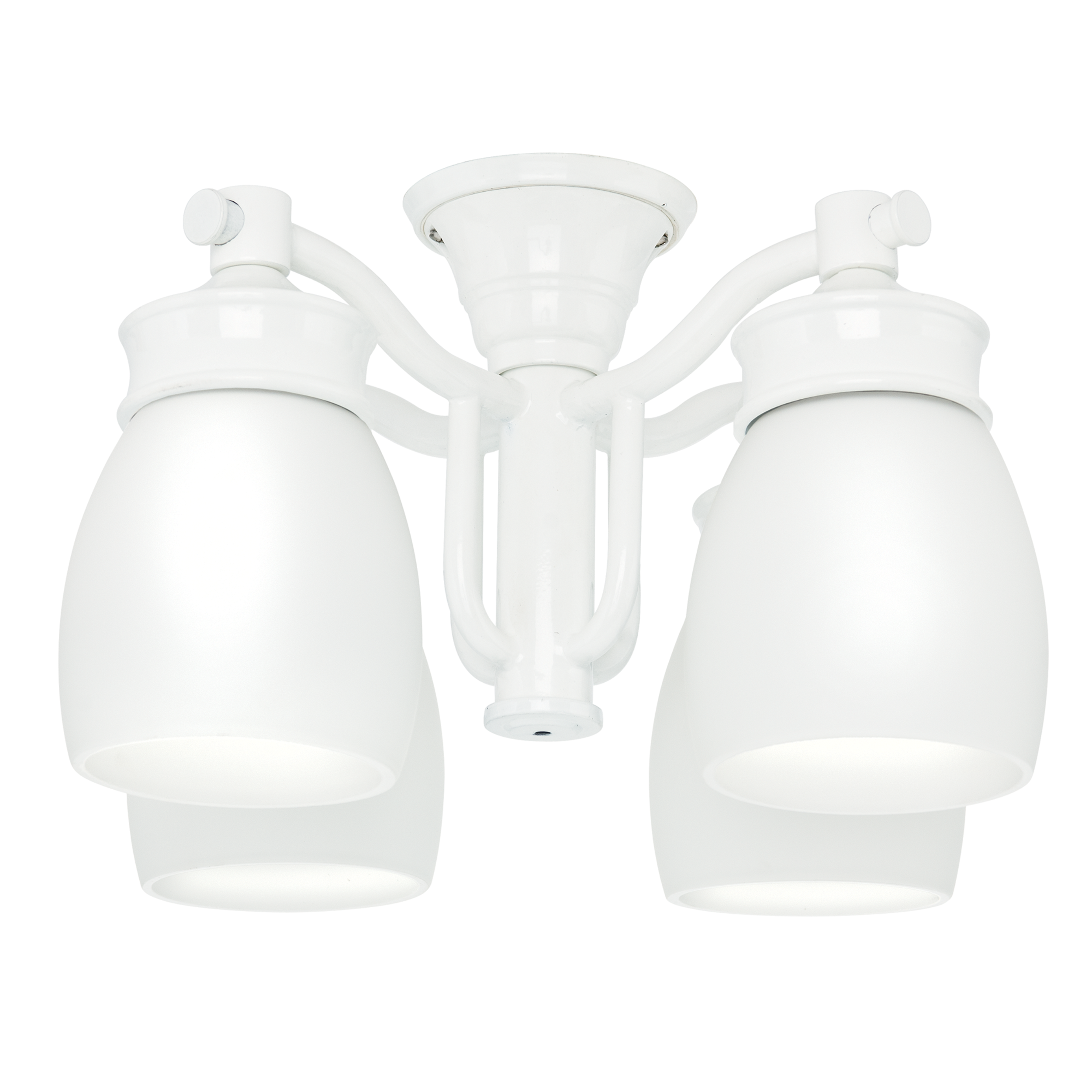 Casablanca 99088 4 -Light White Fluorescent Ceiling Fan Light Kit