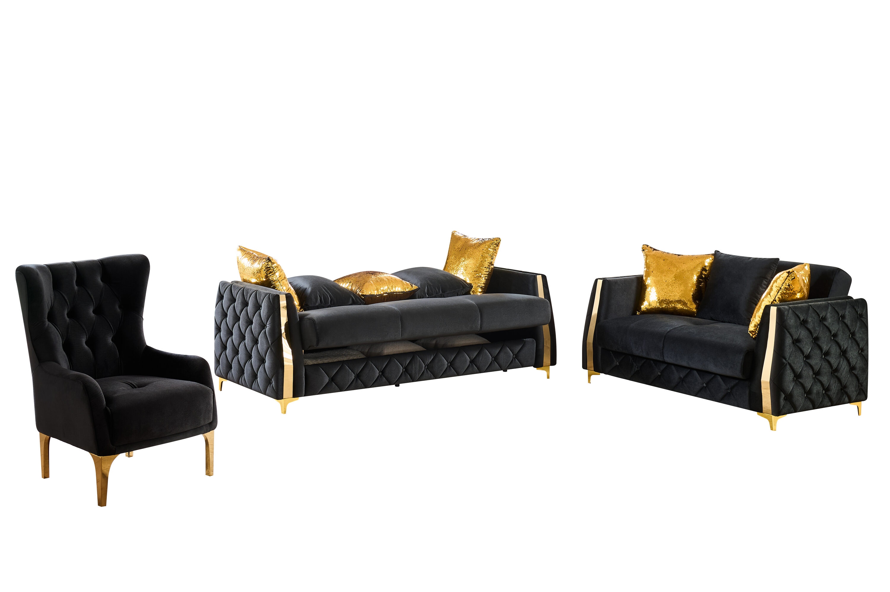 Galaxy 601955551892 Living-Room-Sets - View #3