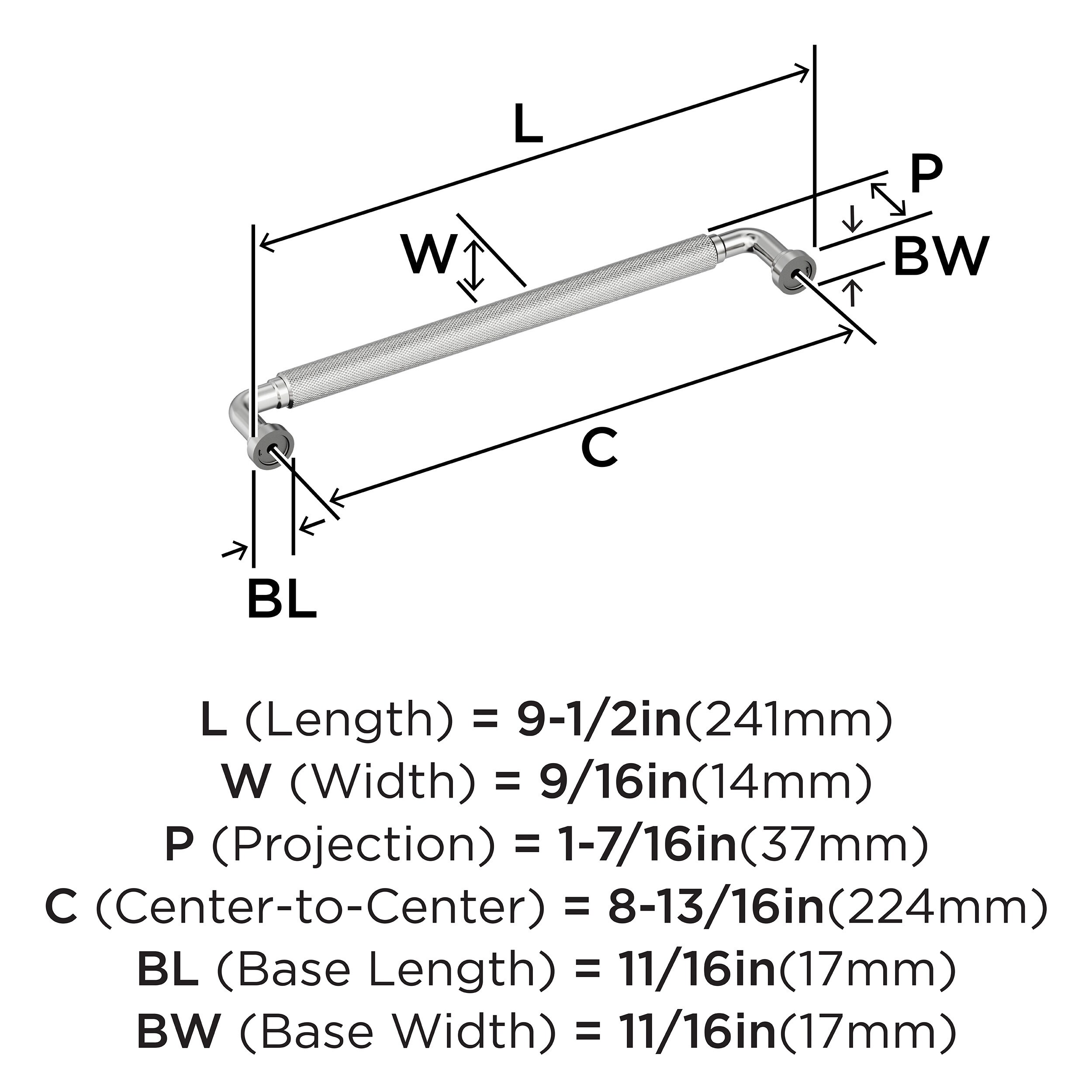 Amerock BP3768626 Cabinet-Pulls - View #4