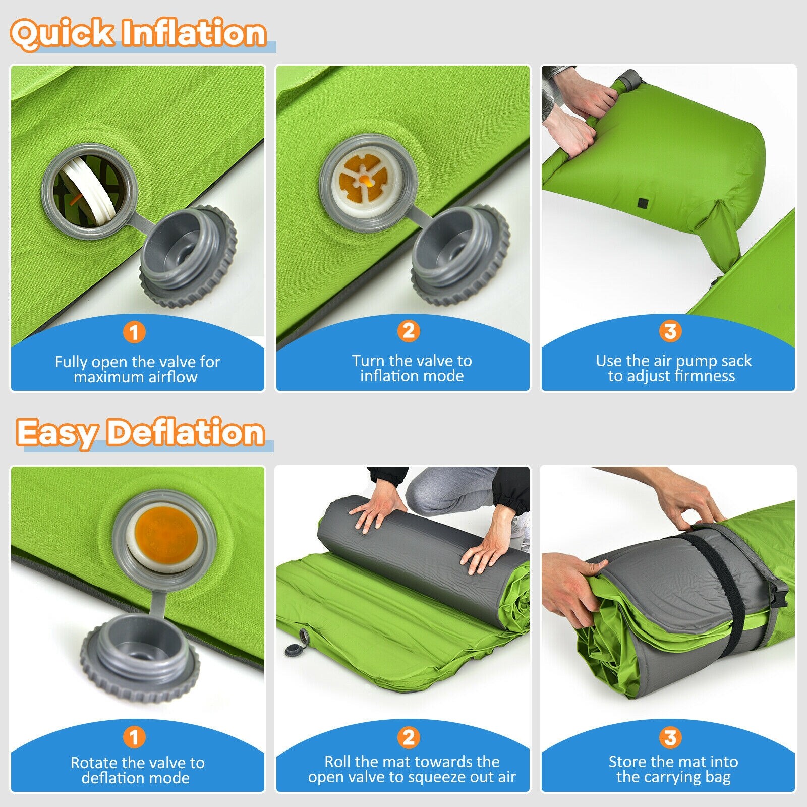 Camping Sleeping Mat JM179GN845CM at Lowes.com