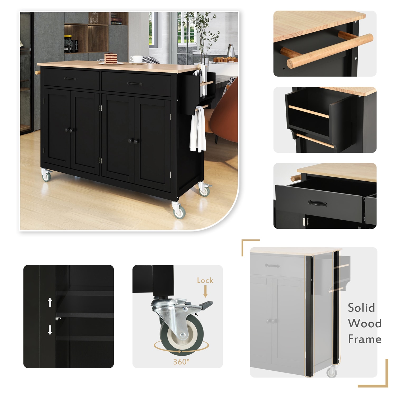 SINOFURN SYB260004BK Kitchen-Furniture - View #15