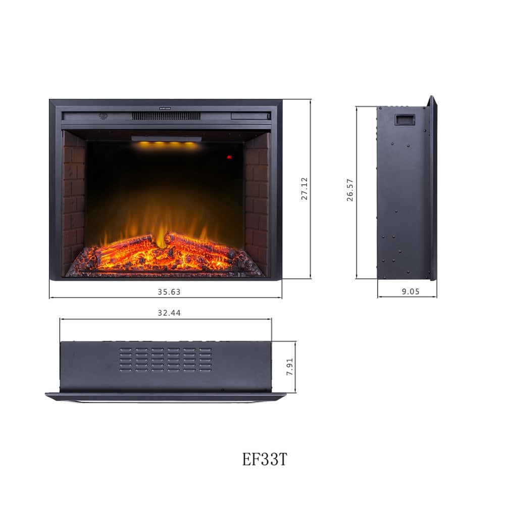 Clihome VL-EF33T Electric-Fireplaces - View #6