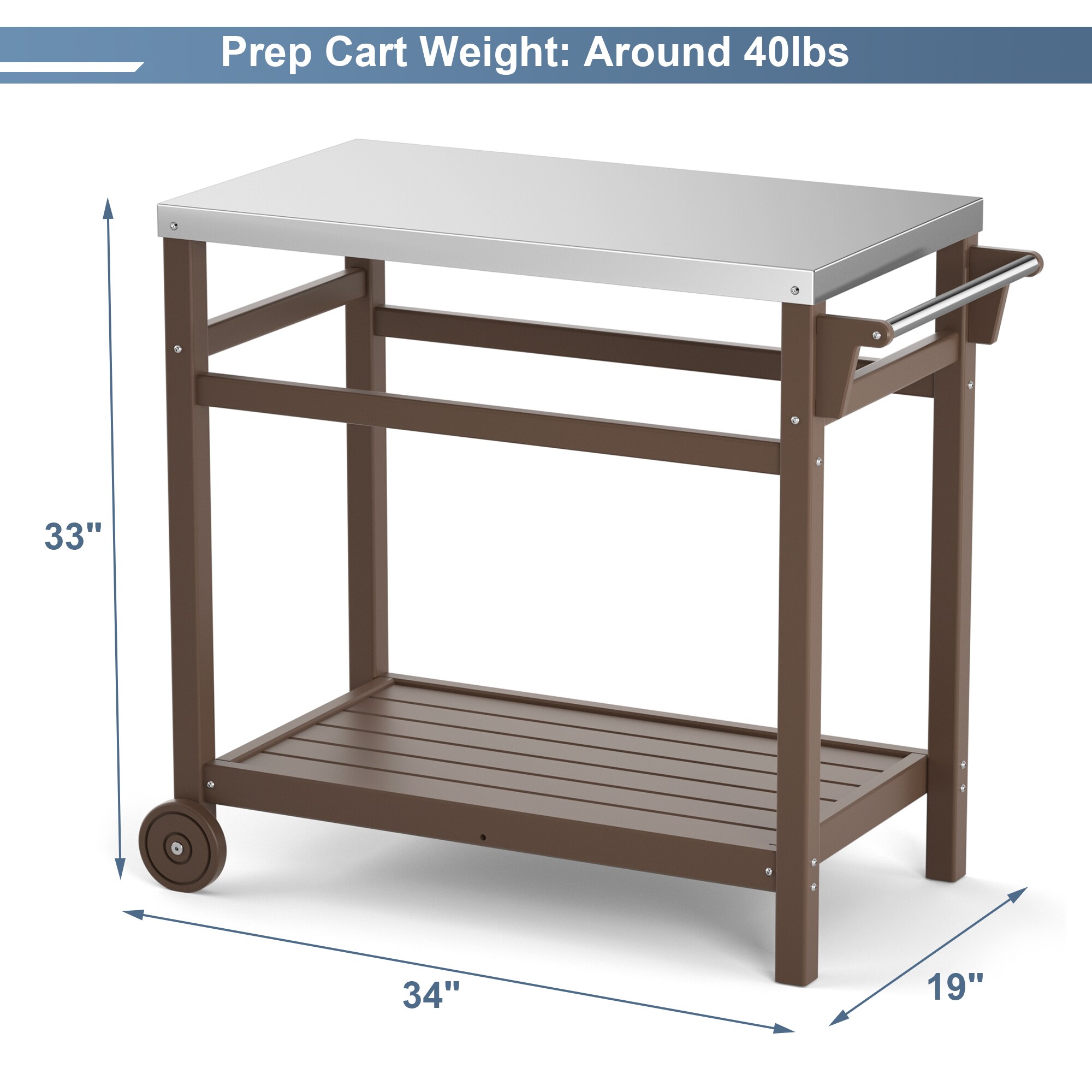Runesay HBGRIL-14 Grill-Carts-Grill-Stands - View #7
