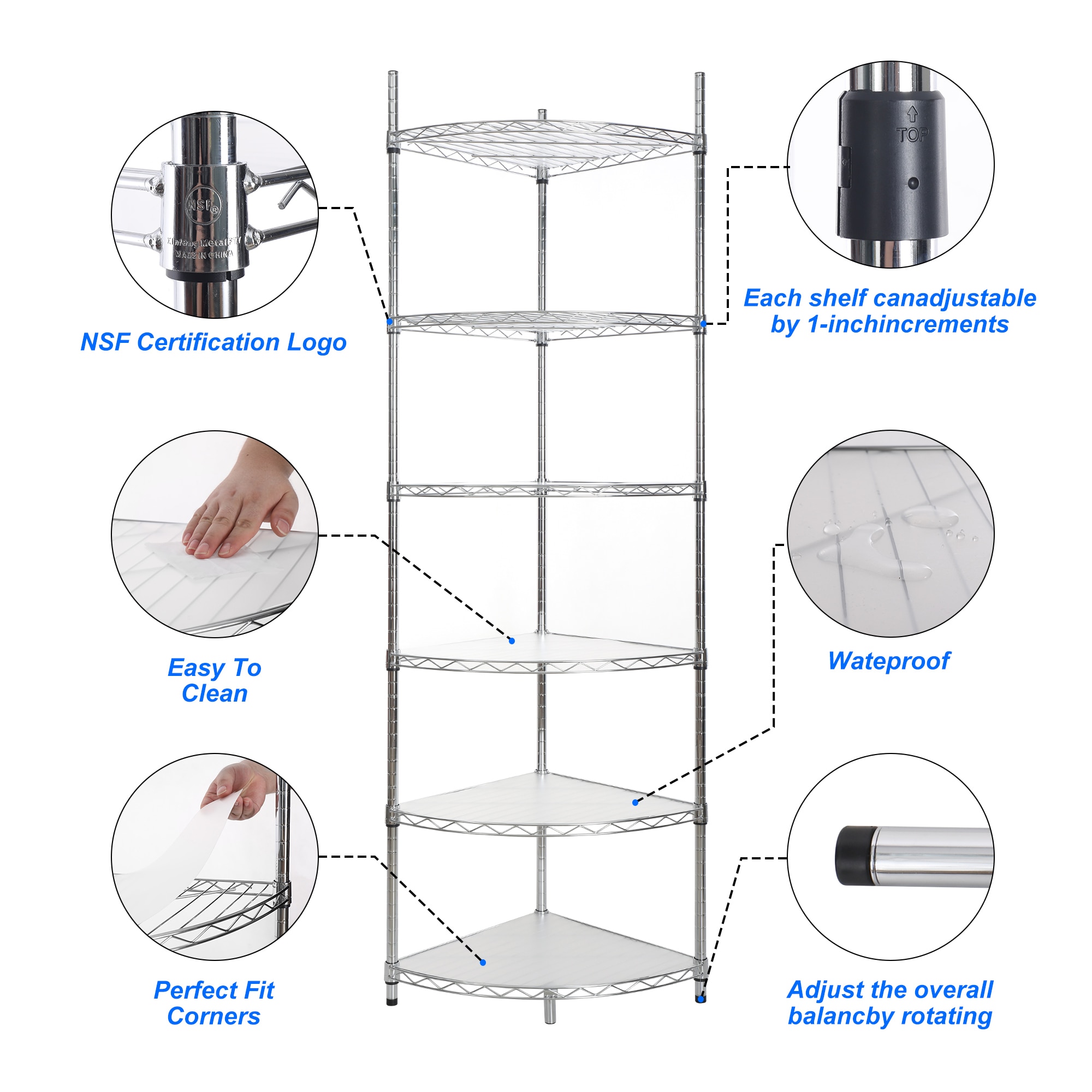 Gaierptone CRX7WIYTKJ7 Free-Standing-Shelving - View #6
