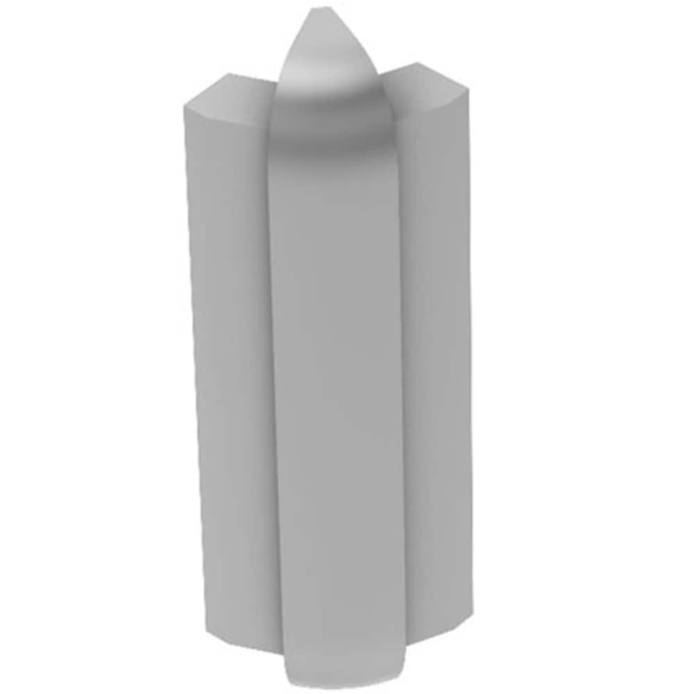 Schluter Systems E135RS125AE57 Rondec-Step 0.5-in W x 2.75-in L Satin anodized aluminum Aluminum Outside corner Tile Edge Trim