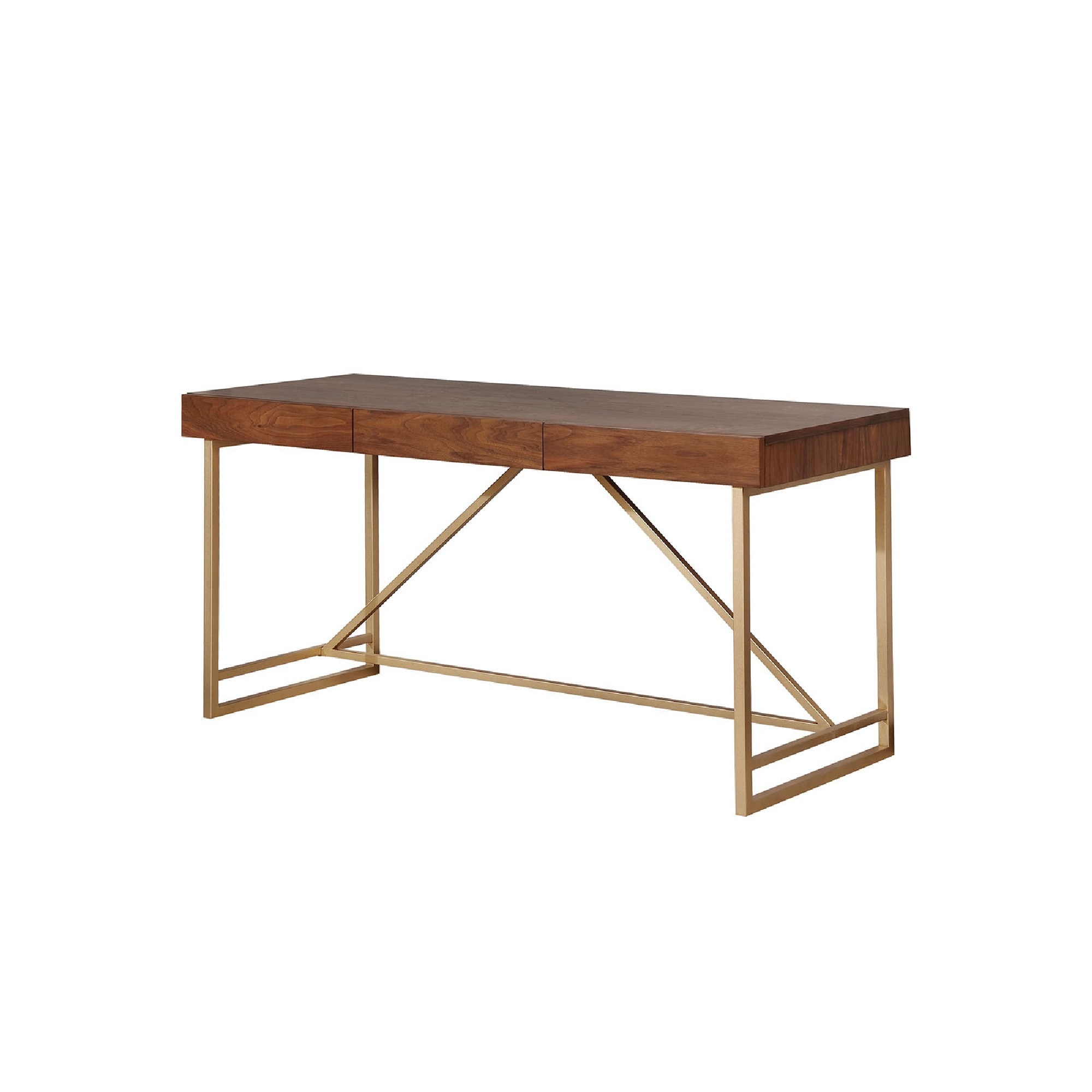 Benzara BM183188 Brown Modern/Contemporary Writing desk