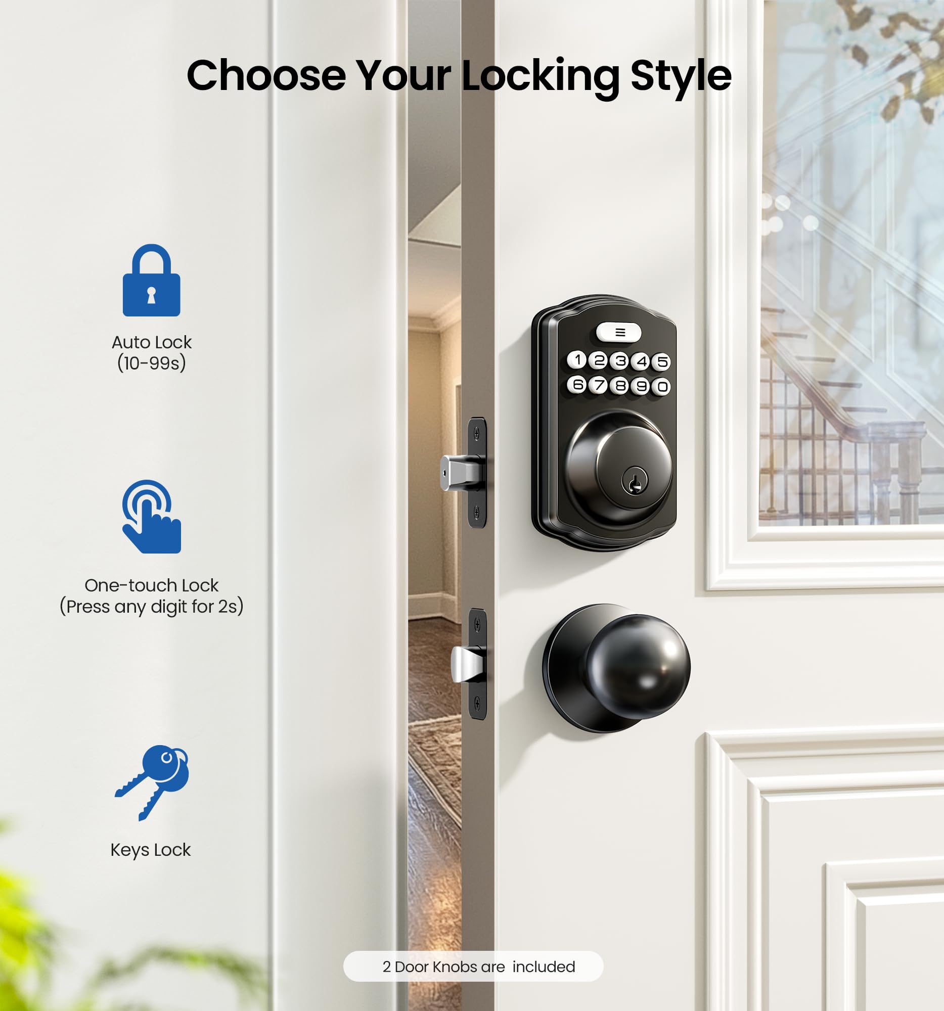 Oyezvary LOZ0803O101 Electronic-Door-Locks - View #3