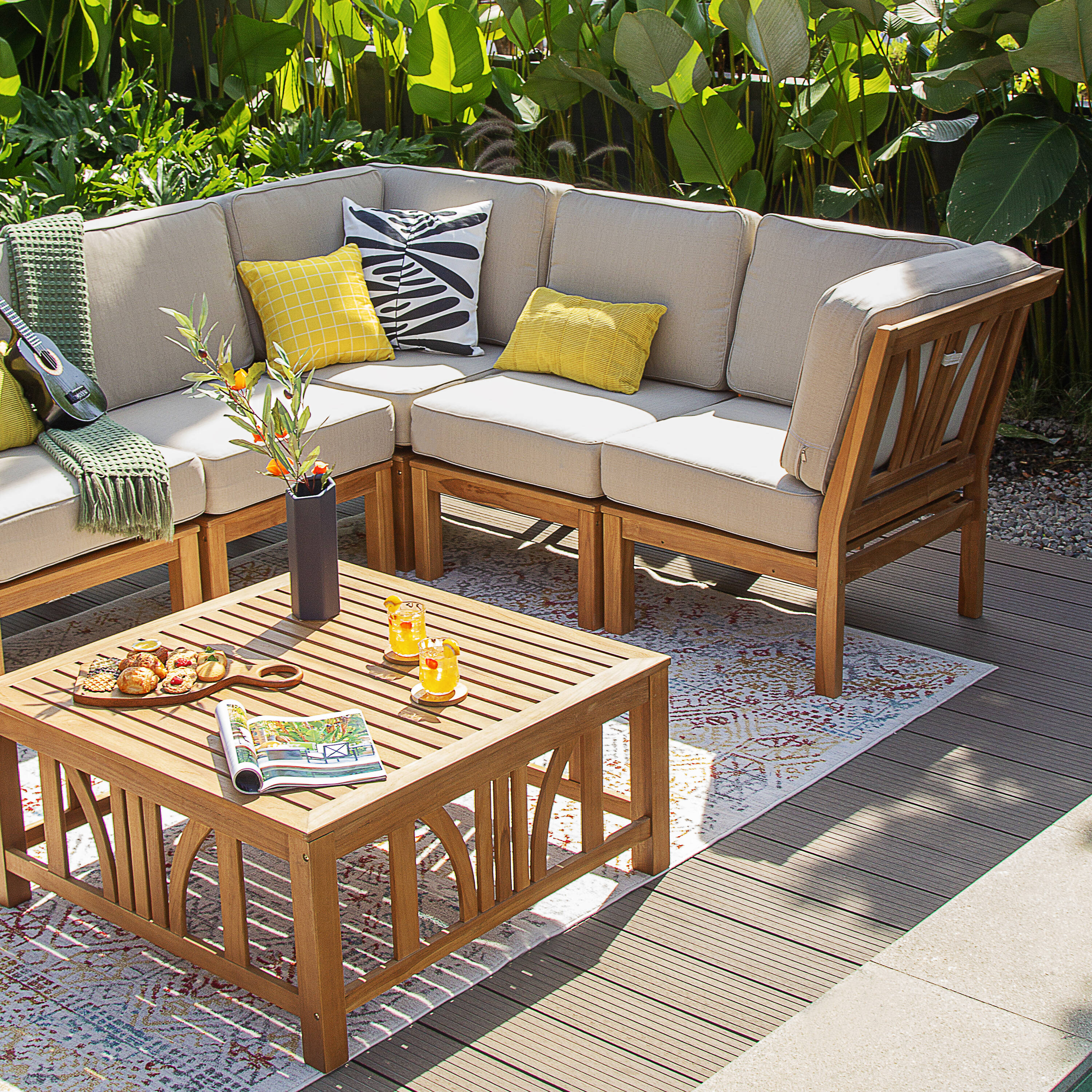 Cambridge Casual 610708-TW-XX-BZ-XX Patio-Sofas-Daybeds - View #4
