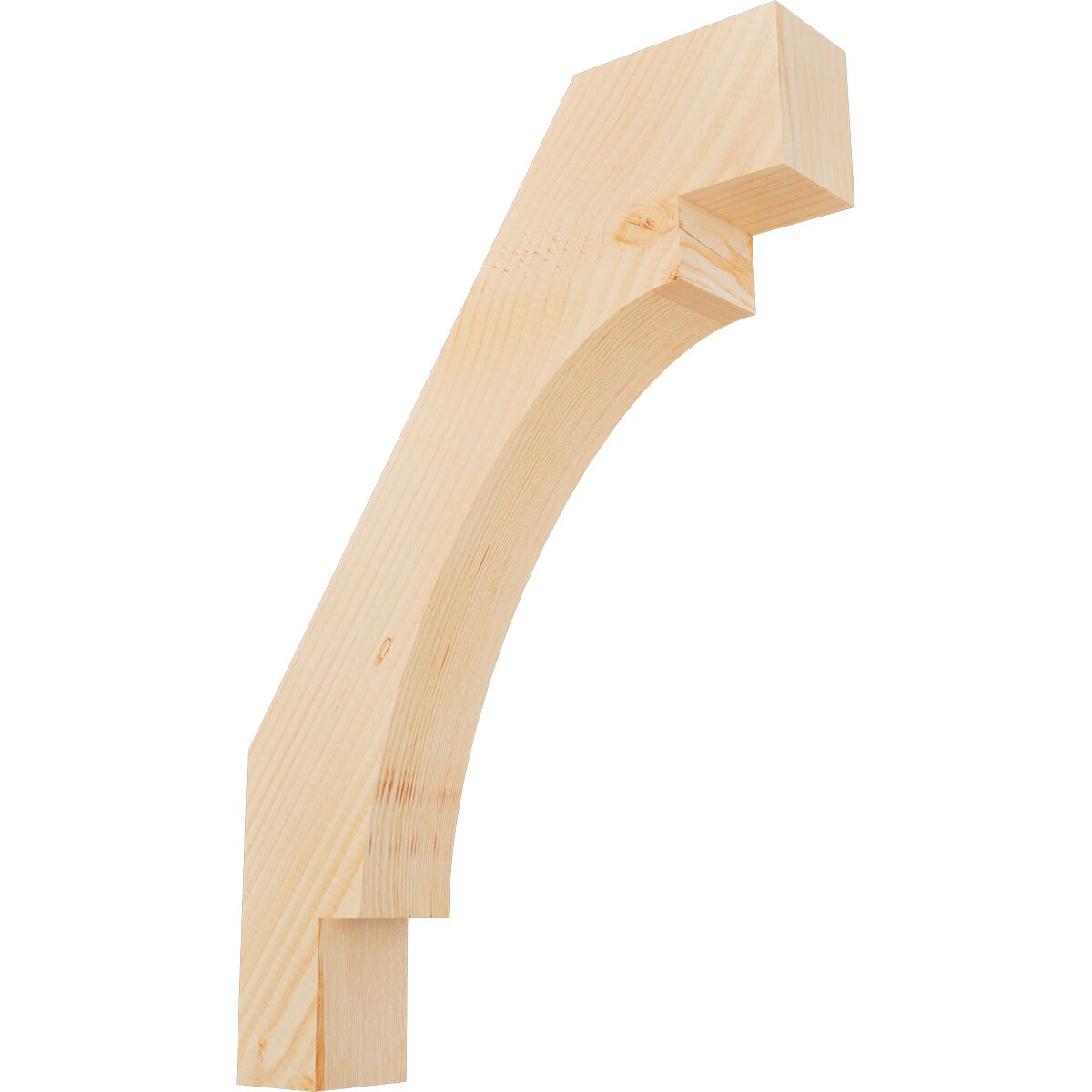 Ekena Millwork BRC04X18X26MRC00SDF 3-1/2-in x 18-in x 26-in Douglas Fir Unfinished Wood Merced Smooth Knee Brace
