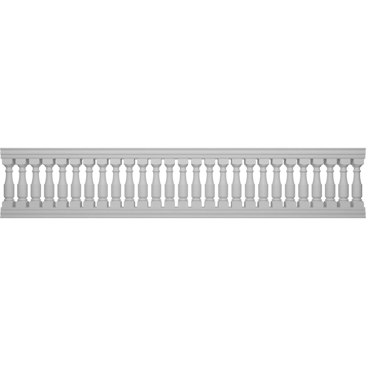 Ekena Millwork BALK38X180HMG FiberThane 16-ft x 38-in Hamilton Fiberglass Deck Rail Kit